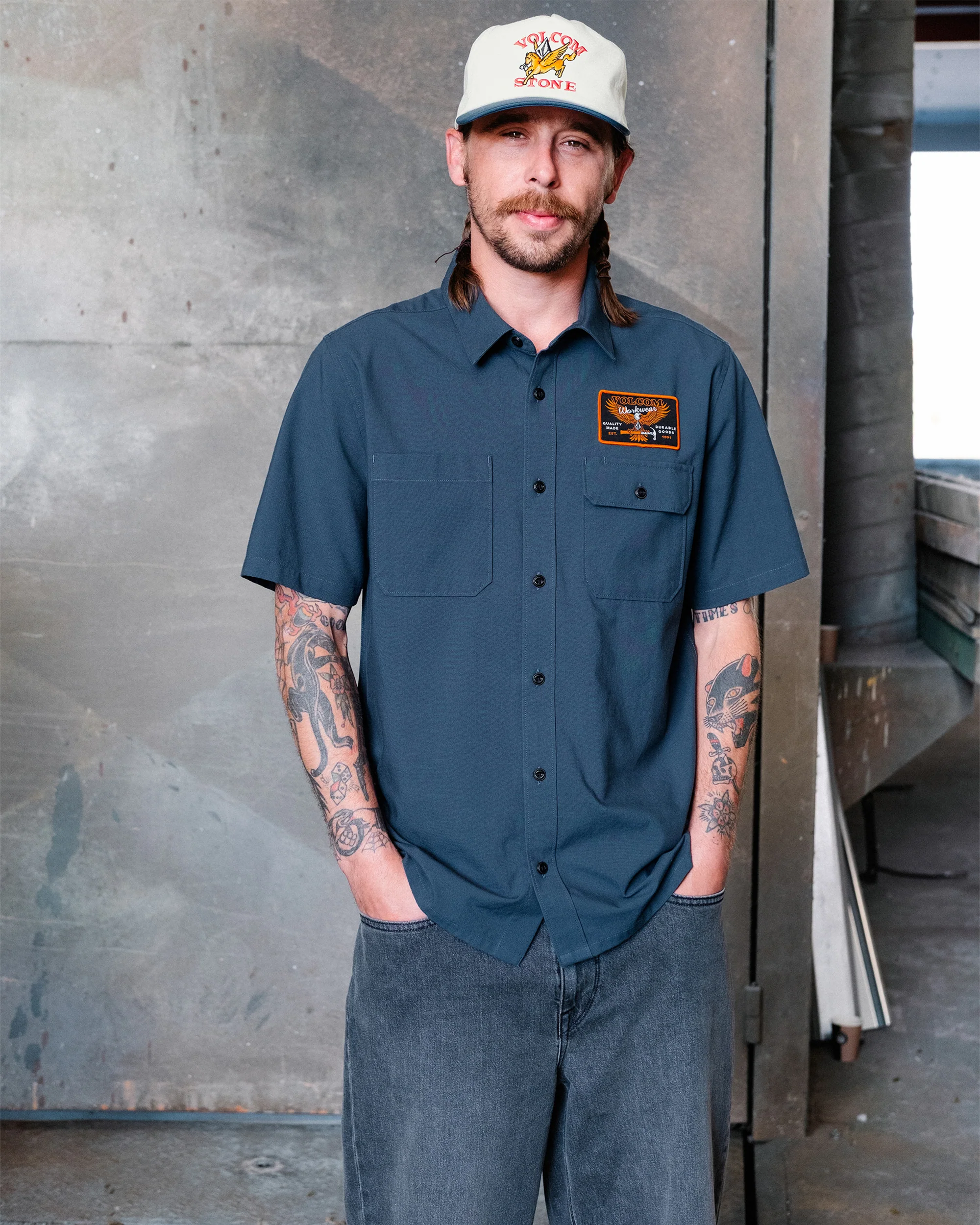 Petrolstone Adj Cap - Off White - Image 3