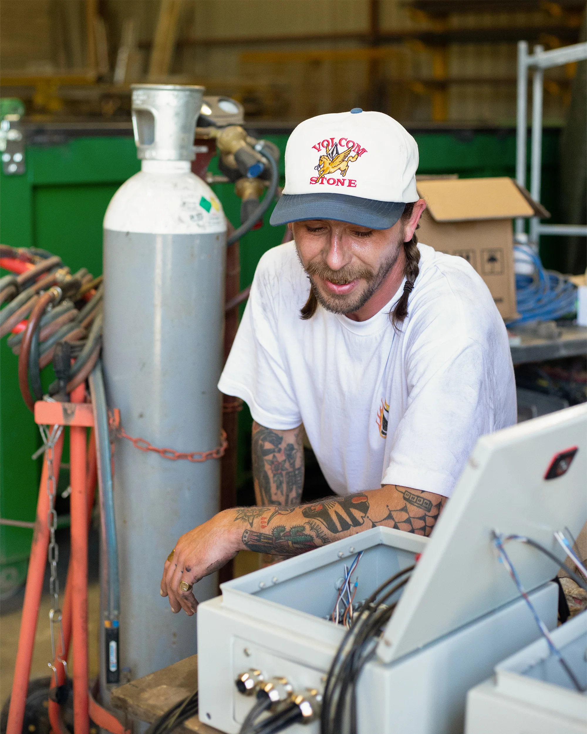Petrolstone Adj Cap - Off White - Image 4