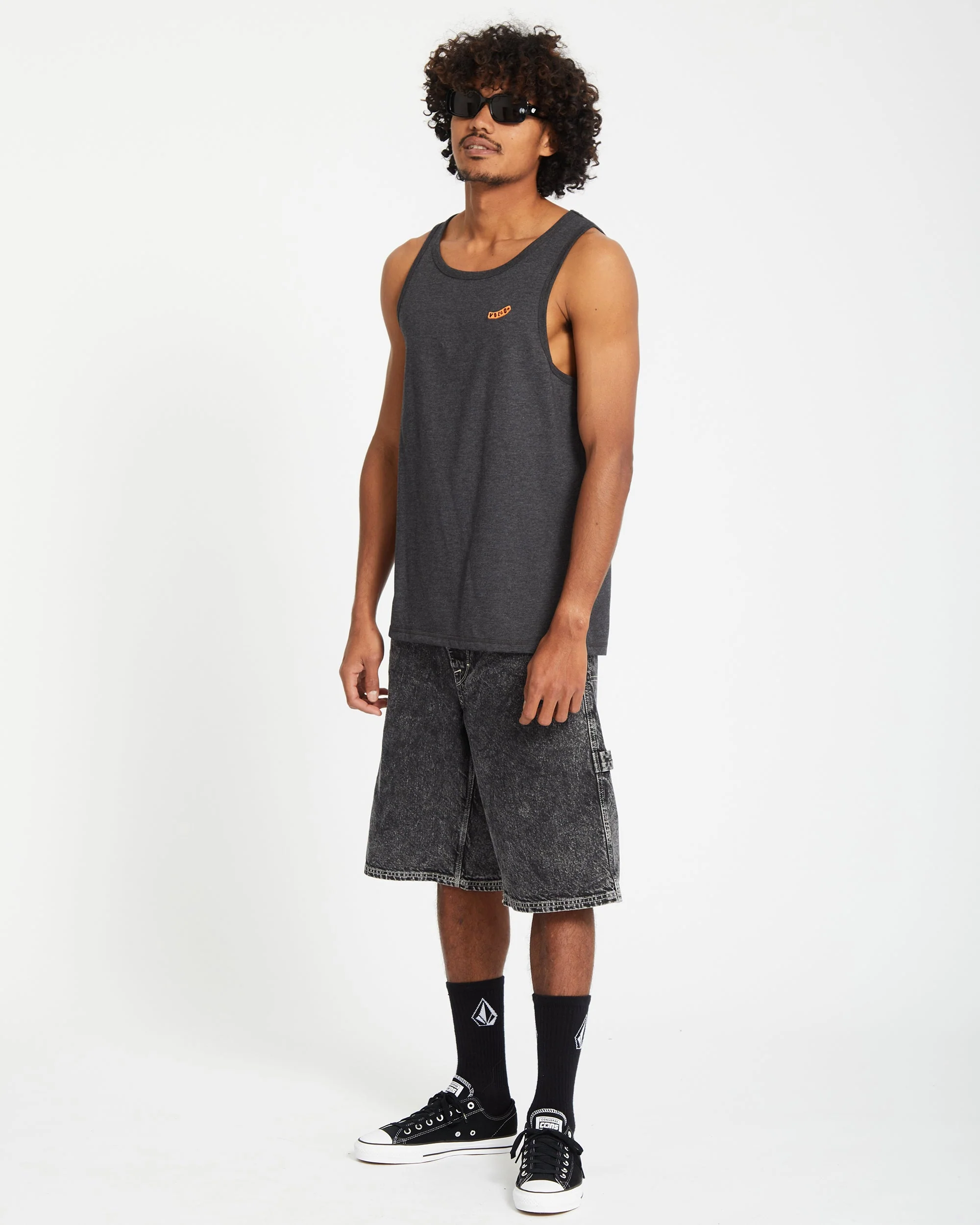 Pistol Stone Tank Top - HEATHER BLACK - Image 6