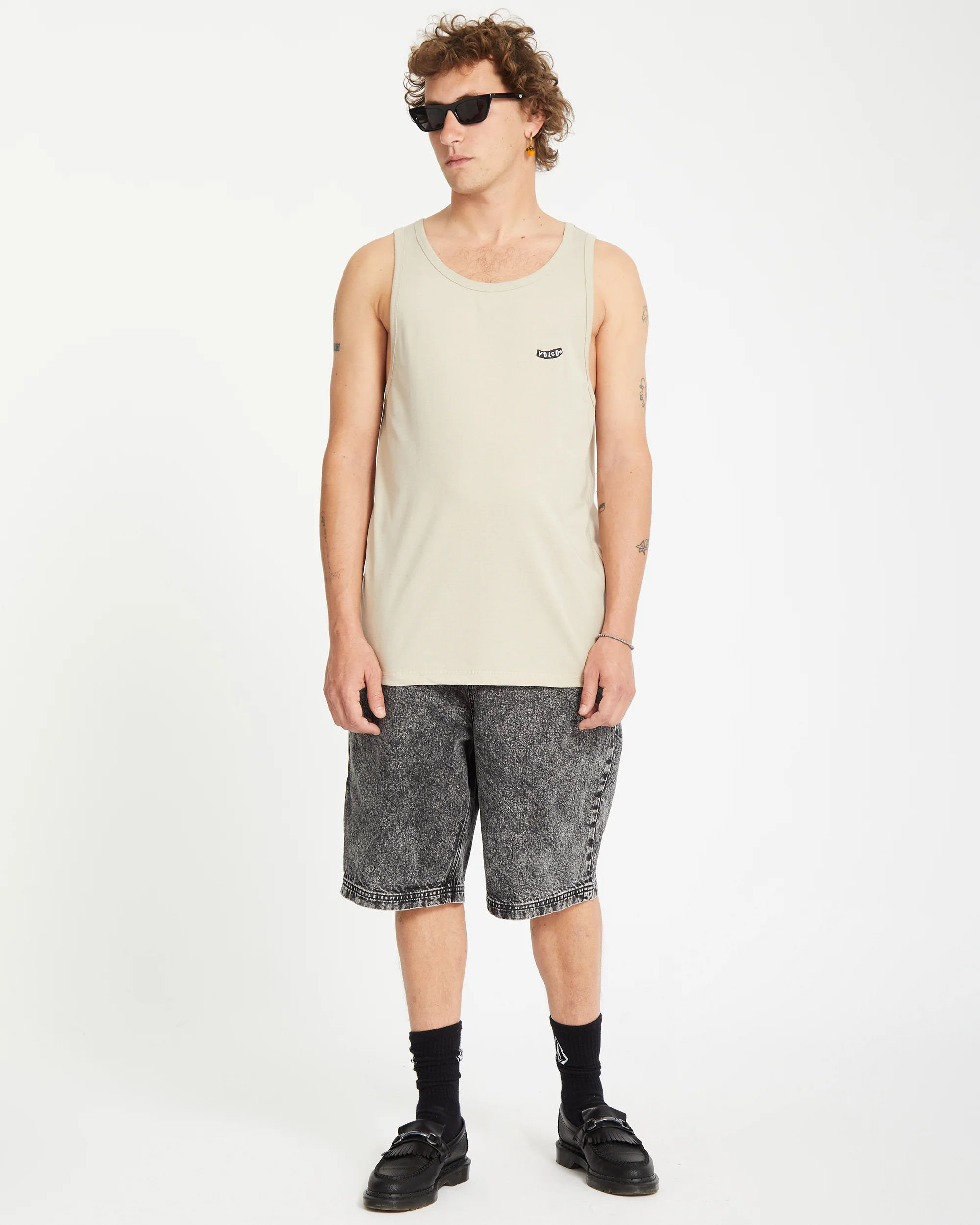 Pistol Stone Tank Top - LIGHT KHAKI - Image 4