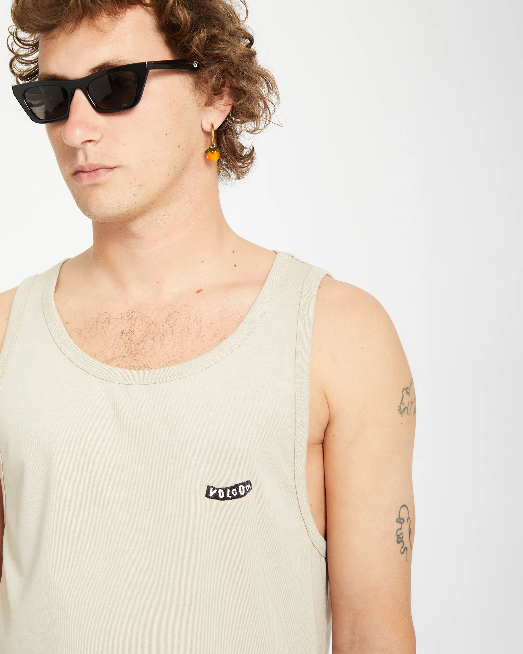 Pistol Stone Tank Top - LIGHT KHAKI - Image 5