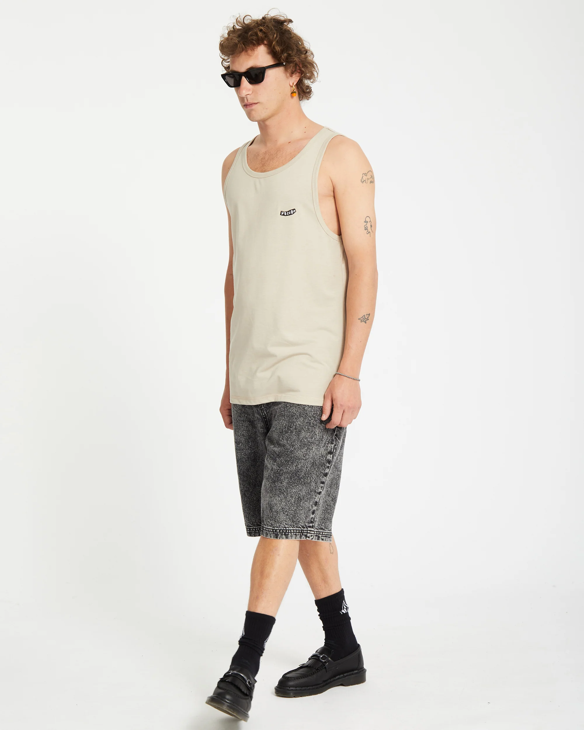 Pistol Stone Tank Top - LIGHT KHAKI - Image 6