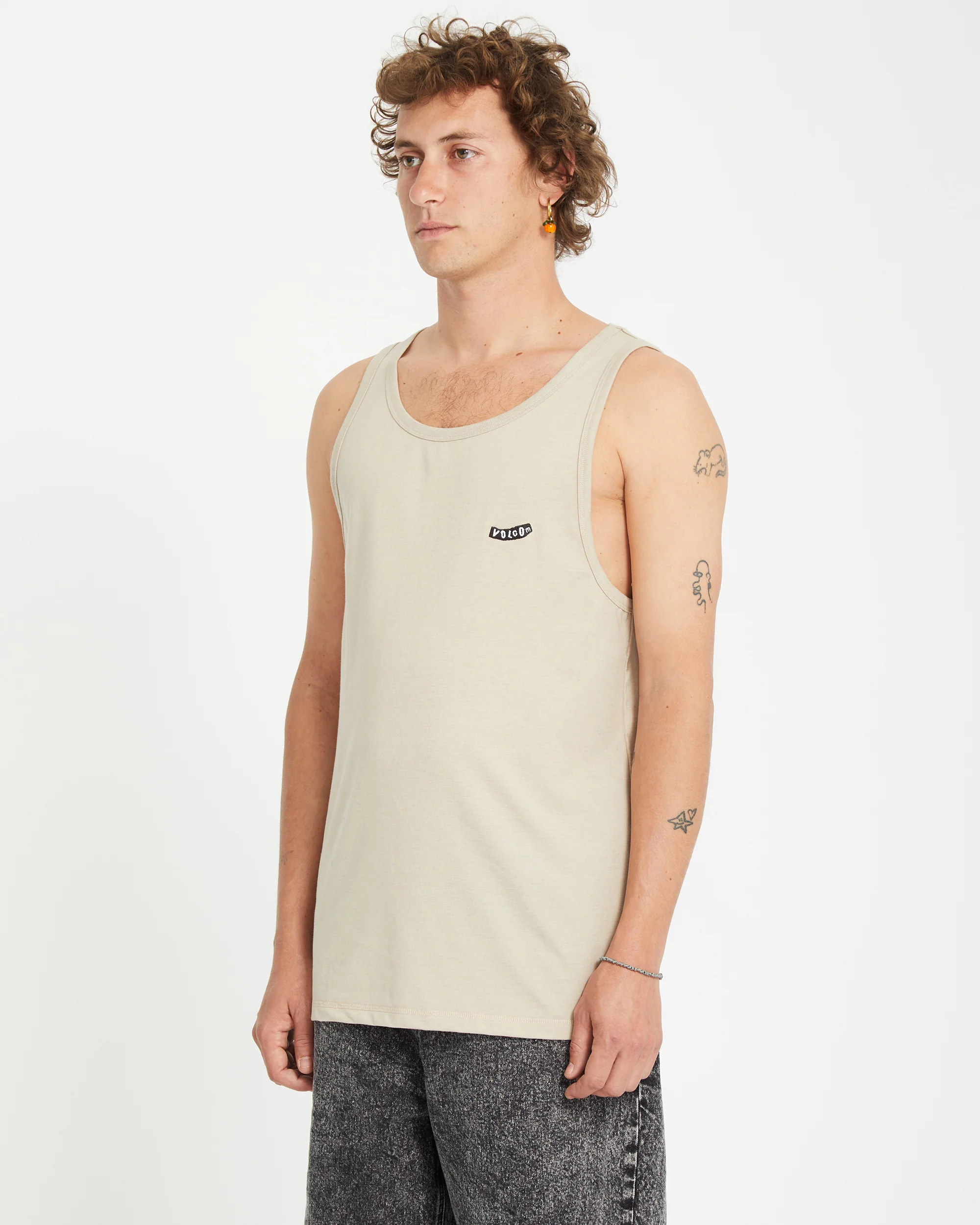 Pistol Stone Tank Top - LIGHT KHAKI - Image 7