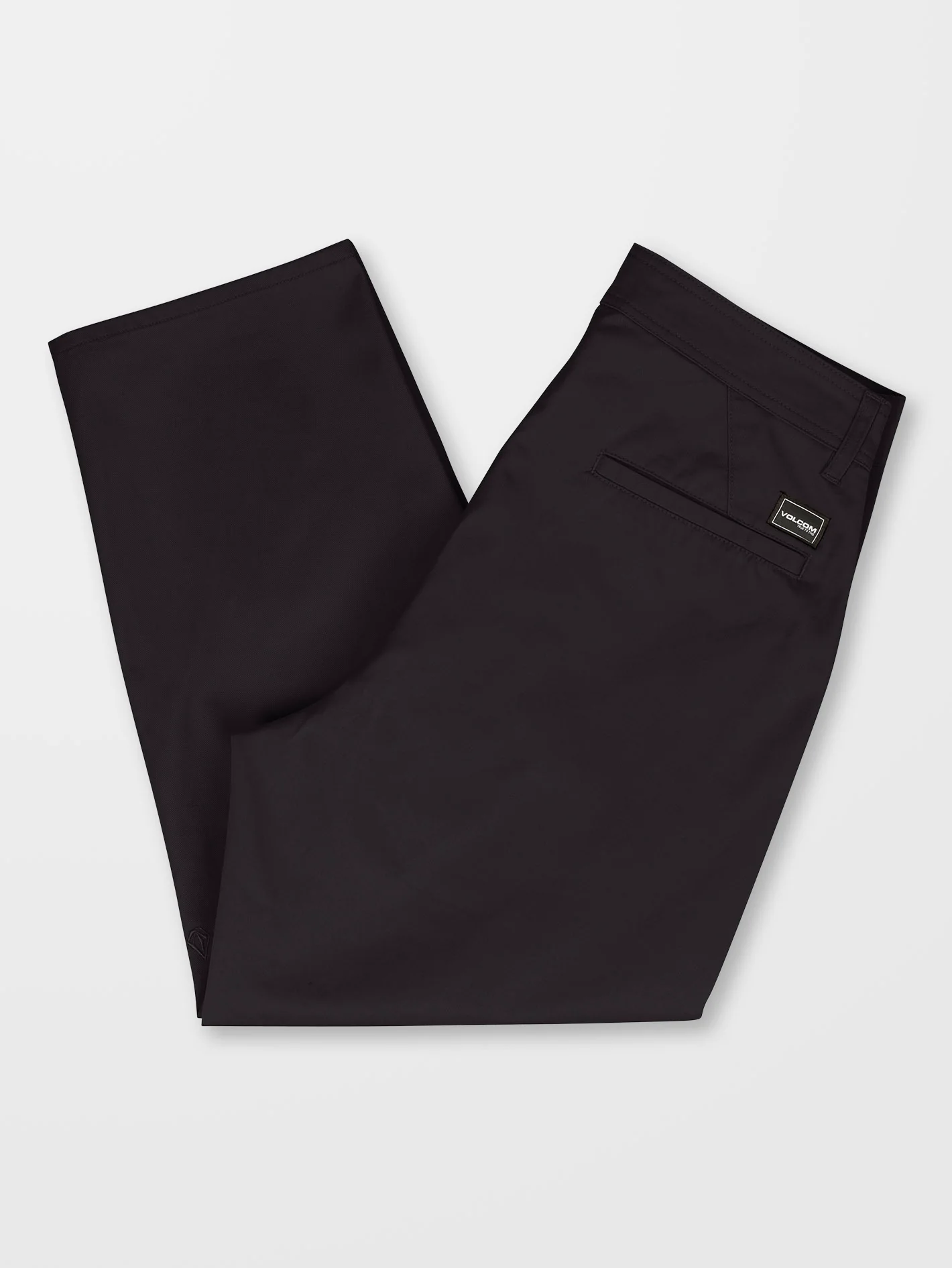Pleated Chino Trousers - BLACK - Image 4