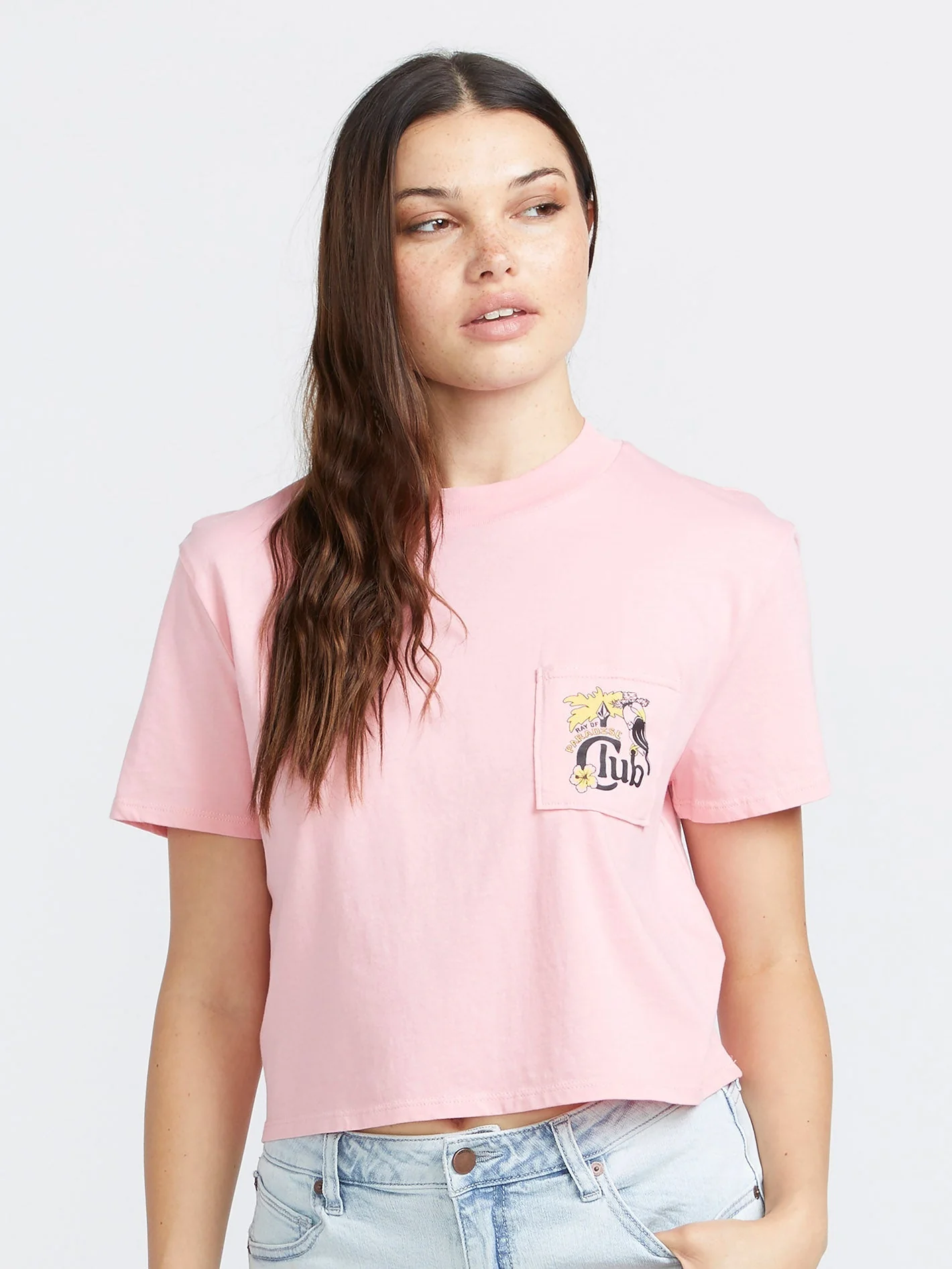 Pocket Dial T-shirt - GUAVA - Image 2