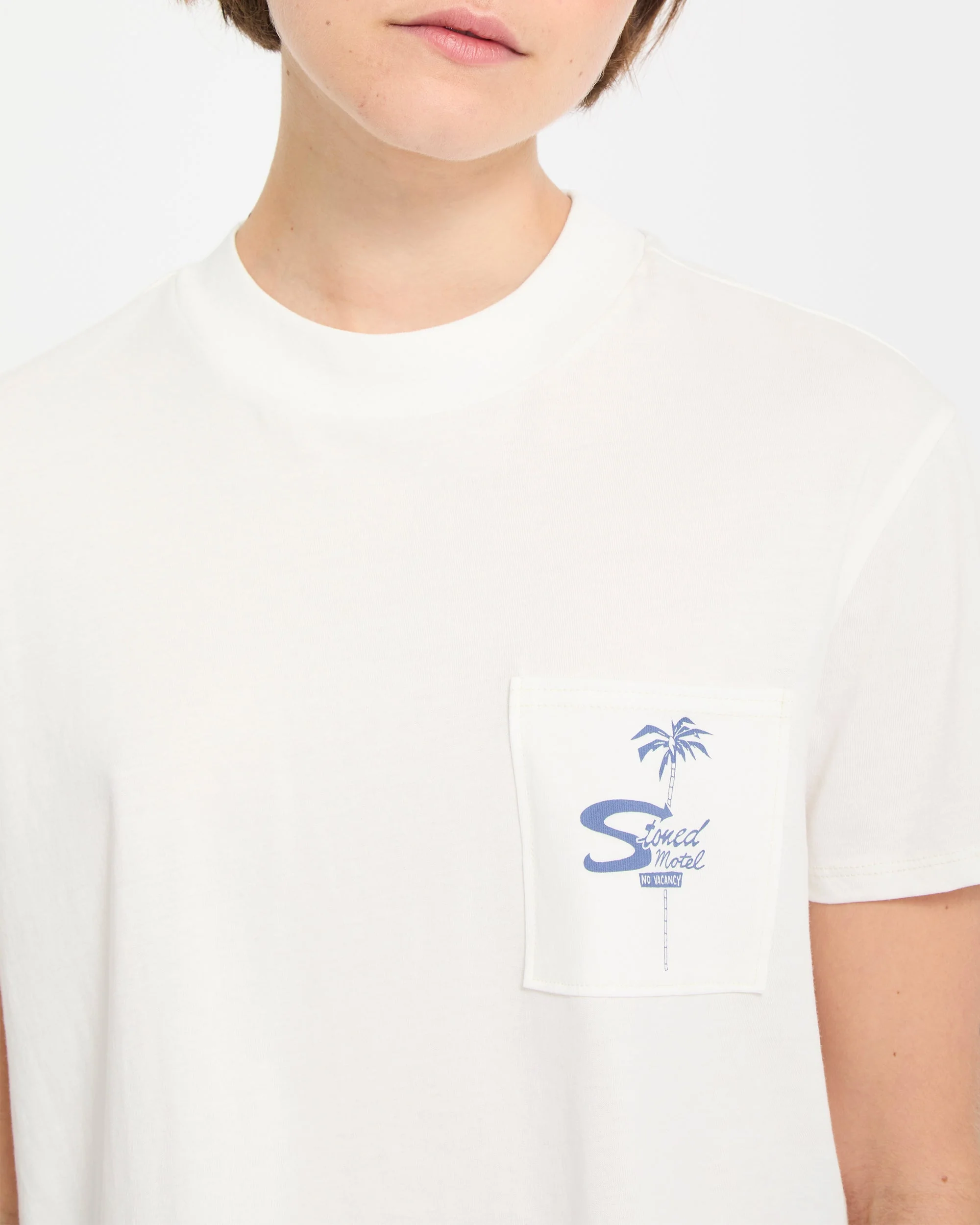 Pocket Dial T-Shirt - Vintage White - Image 5