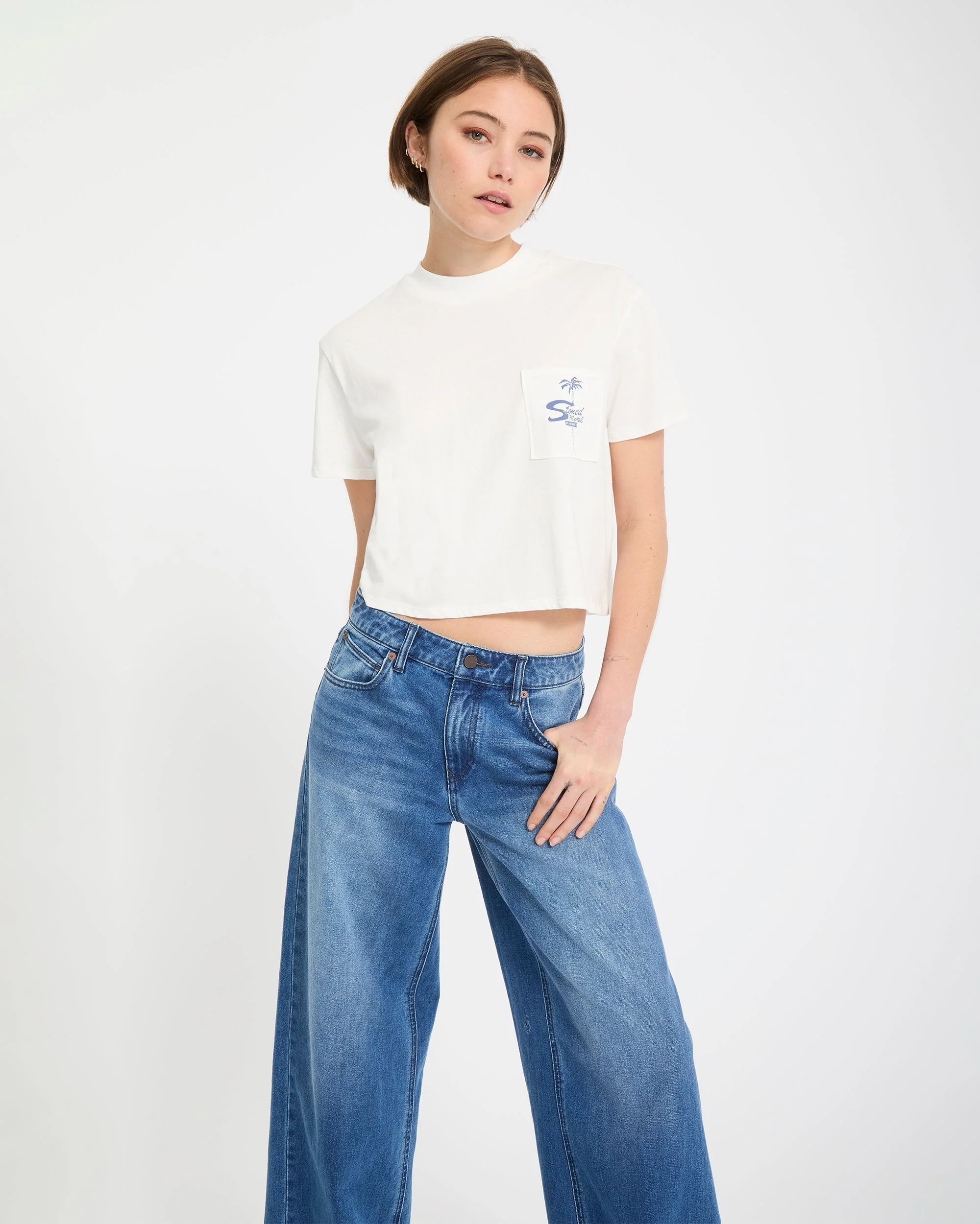 Pocket Dial T-Shirt - Vintage White - Image 8