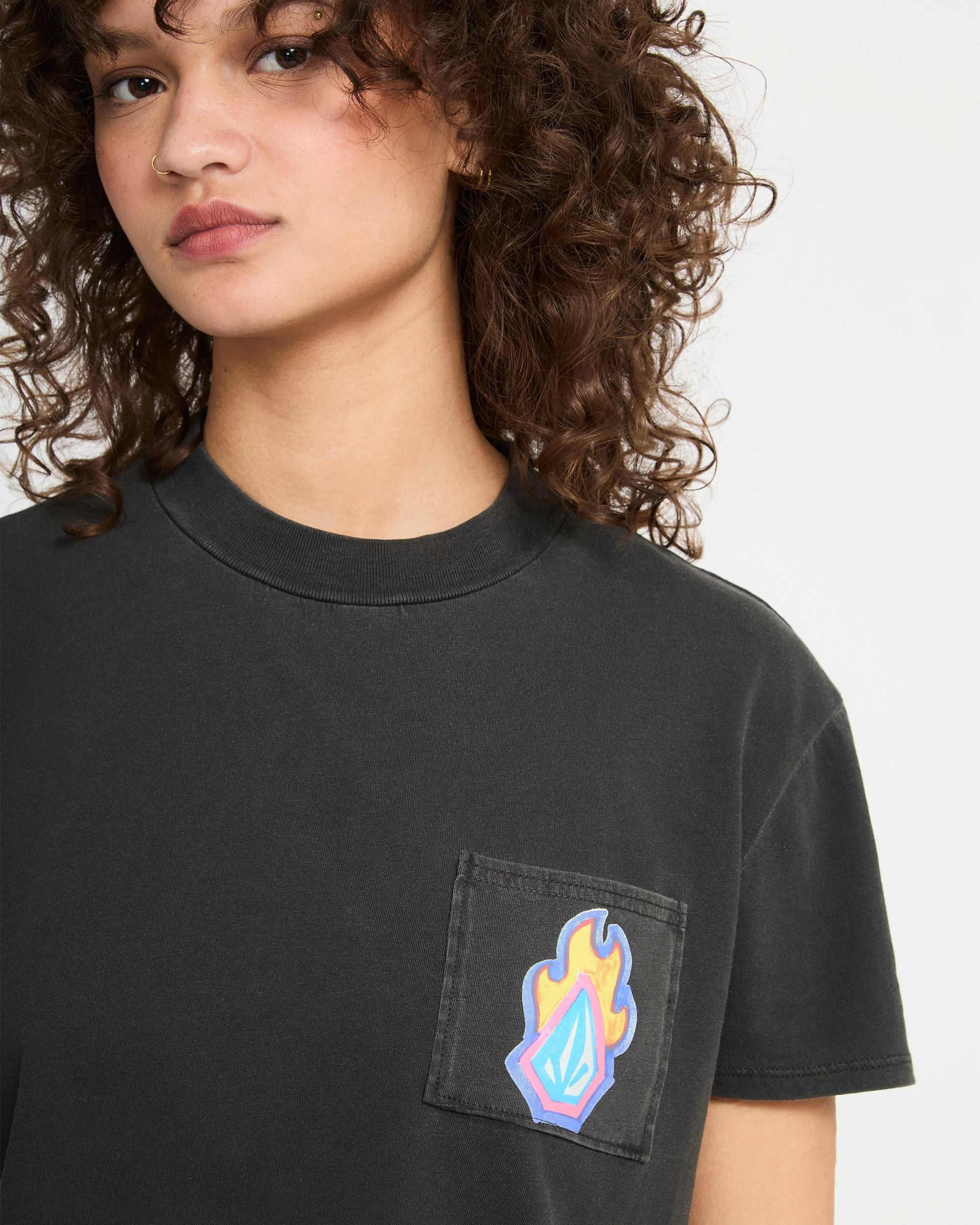Pocket Dial T-Shirt - Vintage Black - Image 4