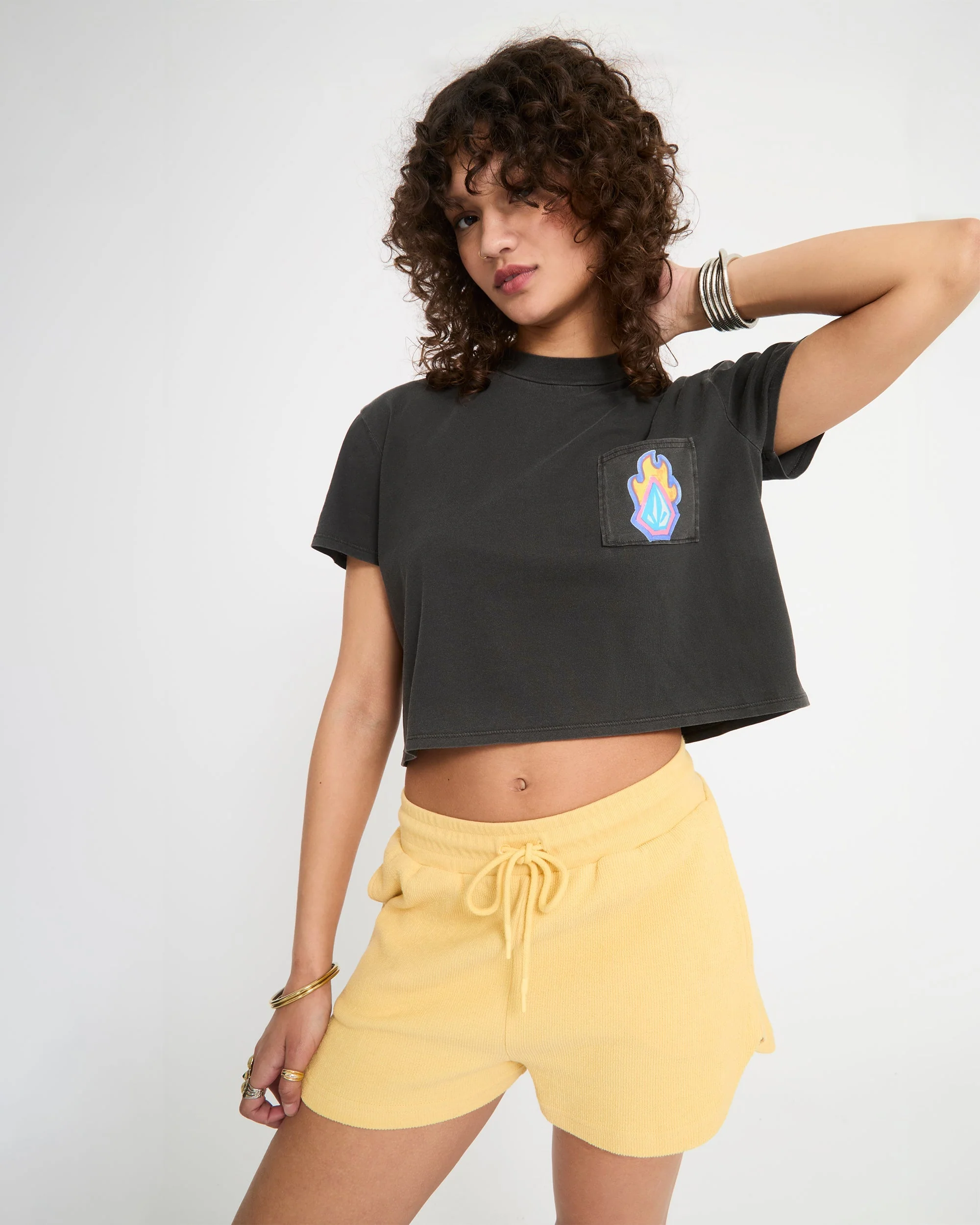 Pocket Dial T-Shirt - Vintage Black - Image 7