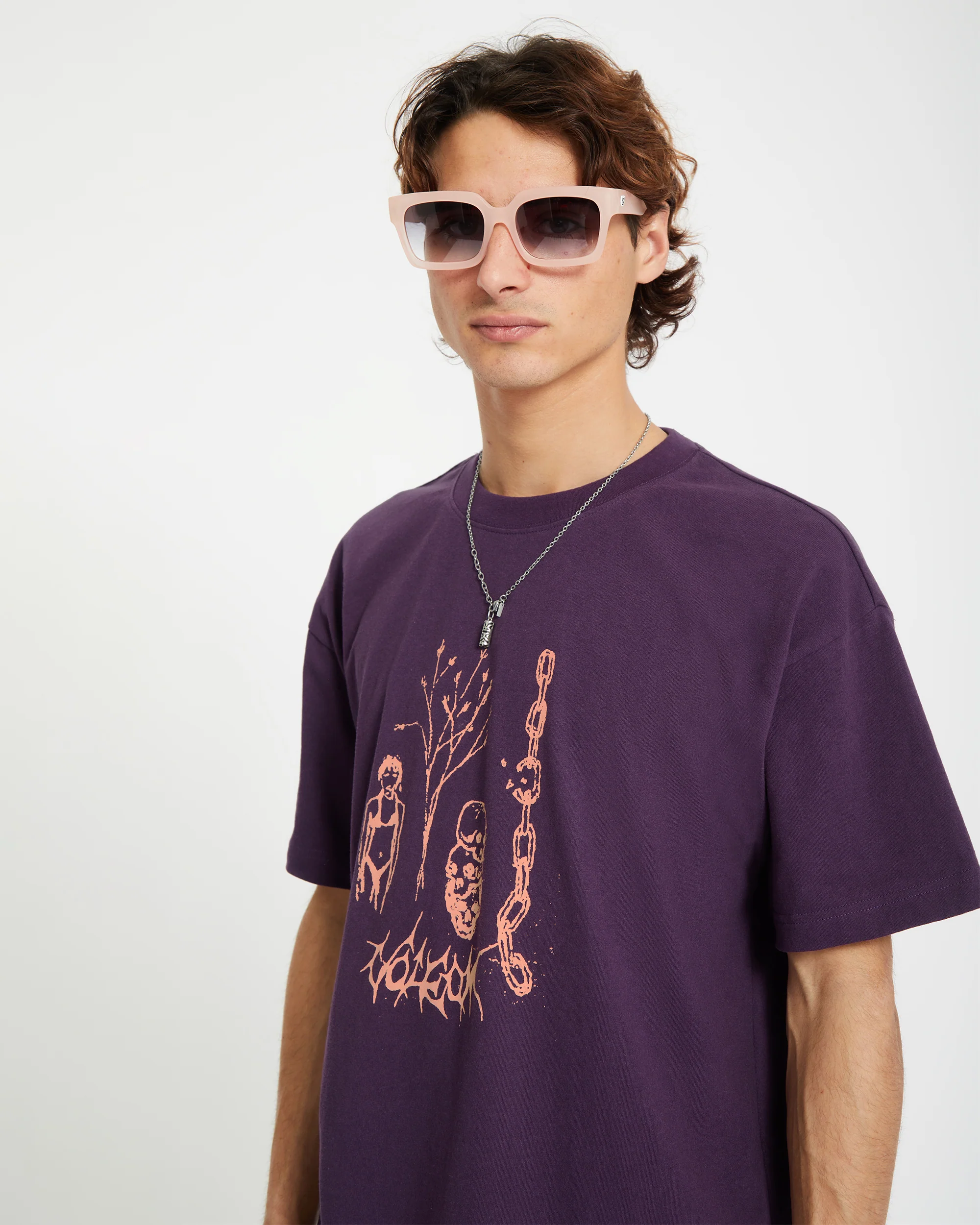 Poetic Dess T-shirt - GRAPE ROYALE - Image 4