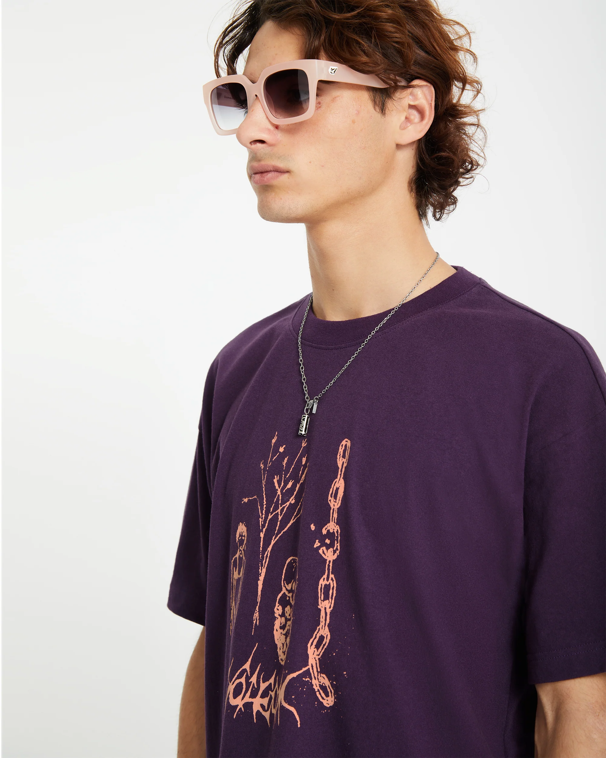 Poetic Dess T-shirt - GRAPE ROYALE - Image 5