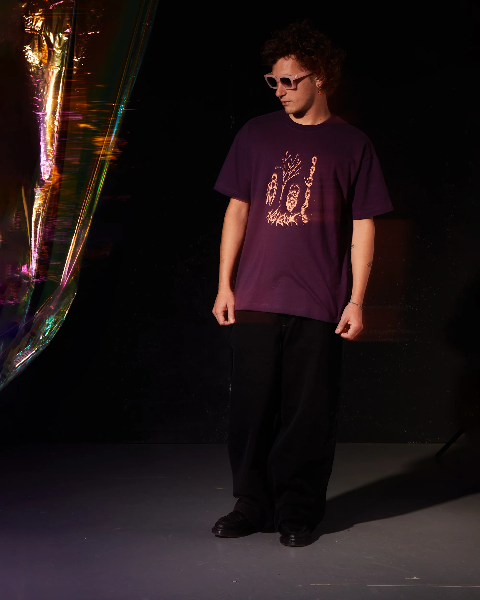 Poetic Dess T-shirt - GRAPE ROYALE - Image 8