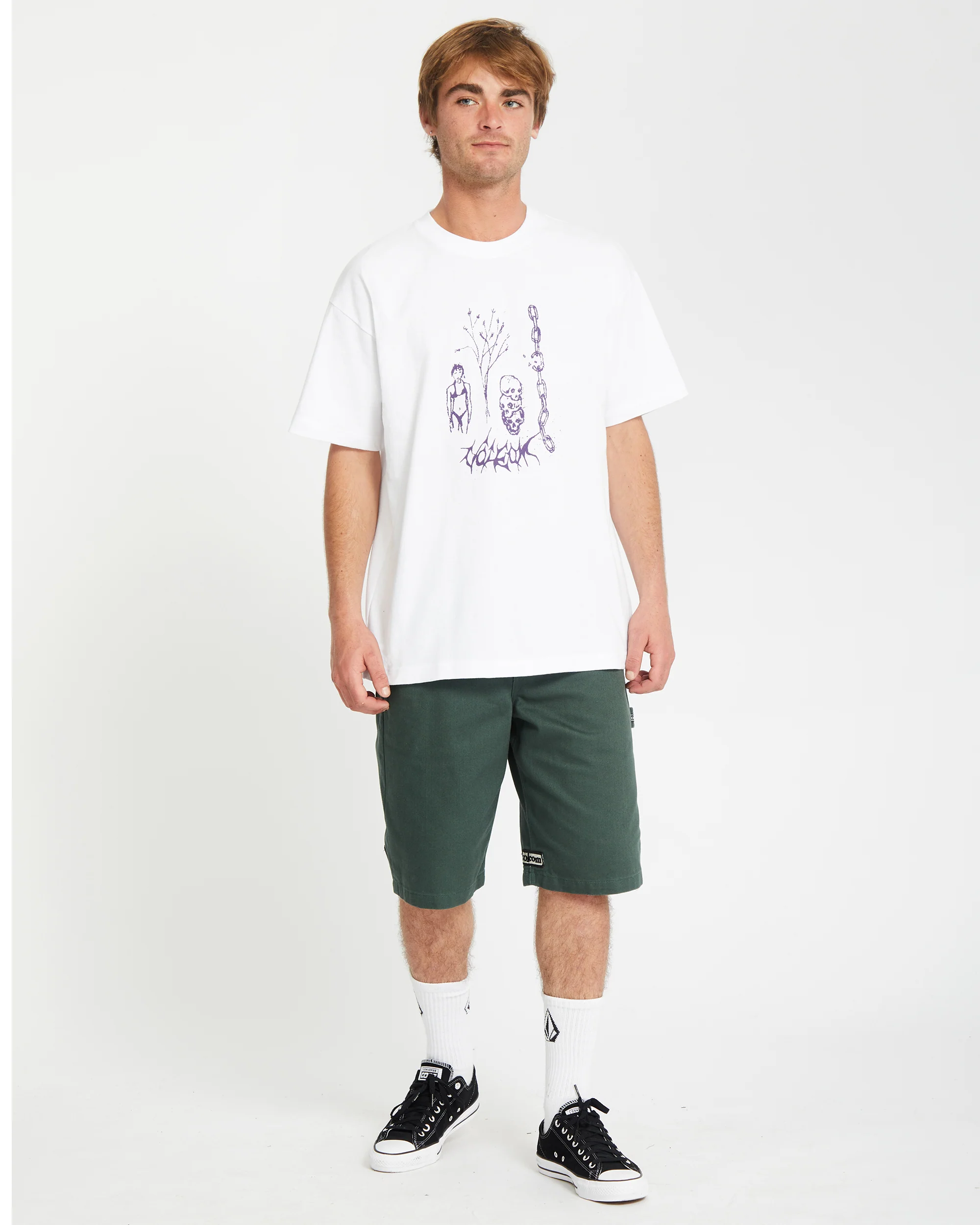 Poetic Dess T-shirt - WHITE - Image 6