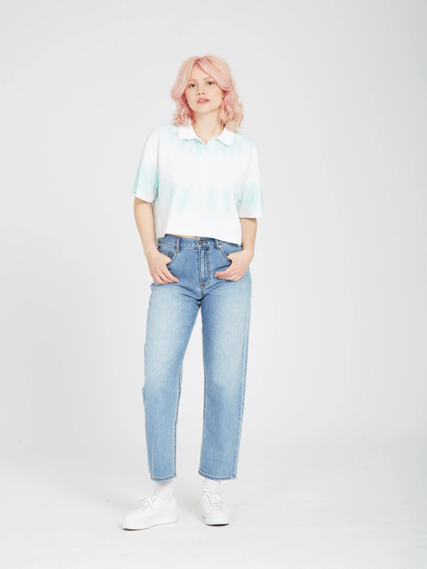 Pop Ztar Polo - PALE AQUA - Image 3