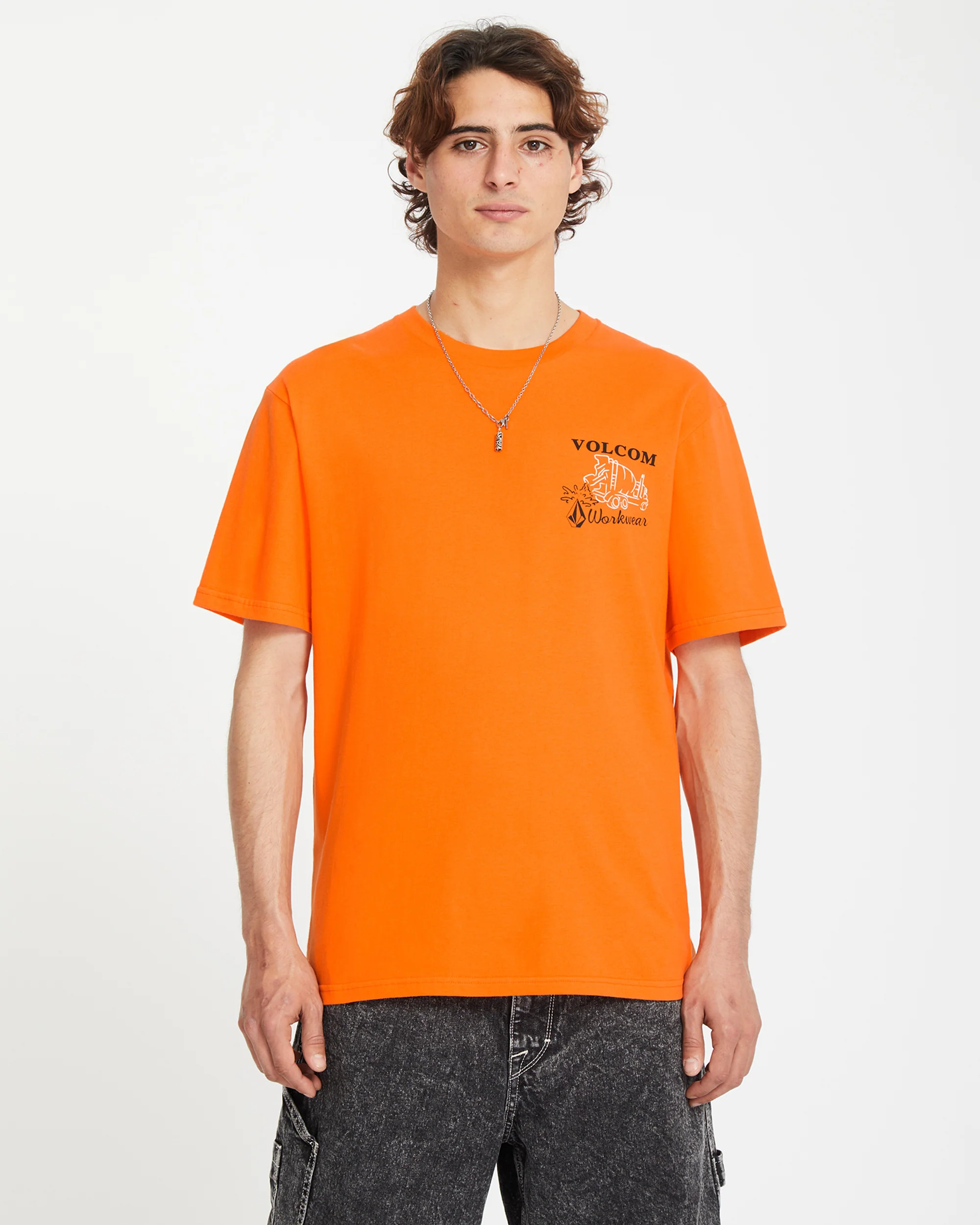 Pour Choices T-shirt - NEON ORANGE - Image 2