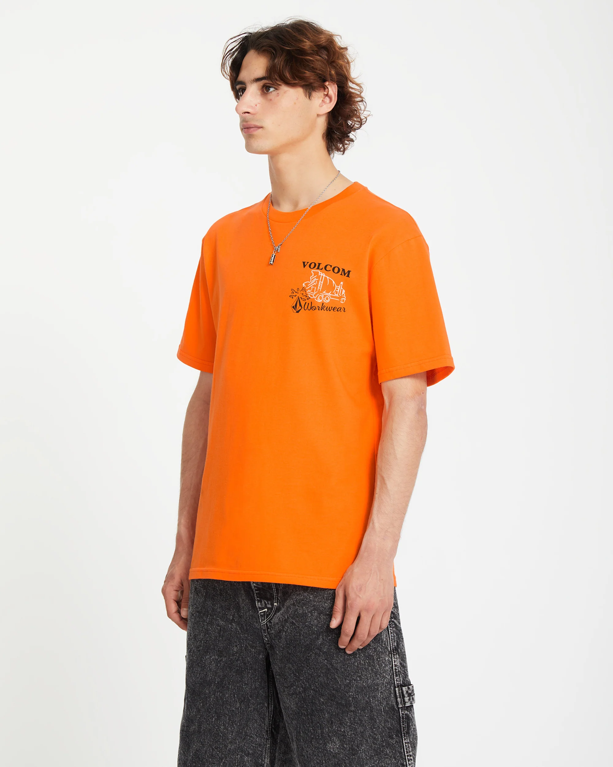 Pour Choices T-shirt - NEON ORANGE - Image 3