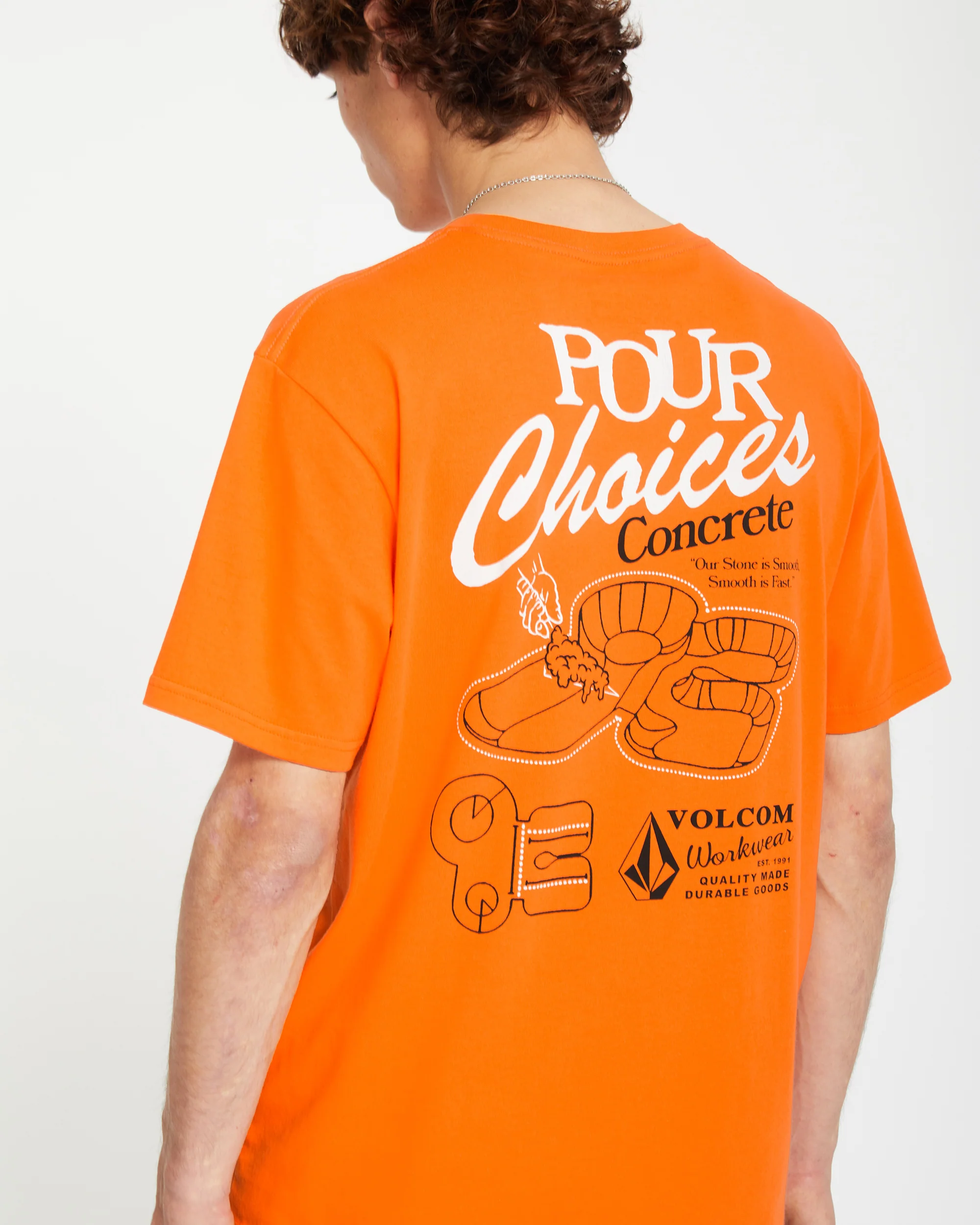Pour Choices T-shirt - NEON ORANGE - Image 8