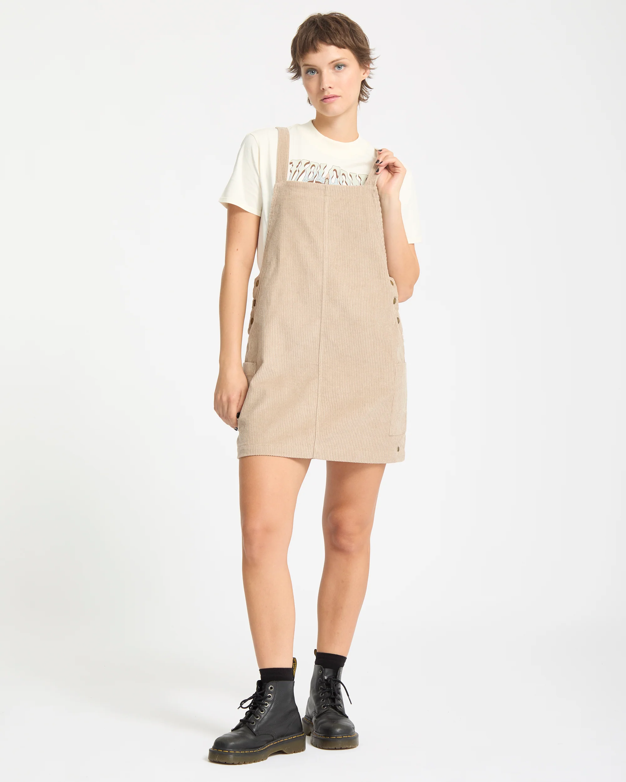 Power Chord Dress - Khaki - Image 4