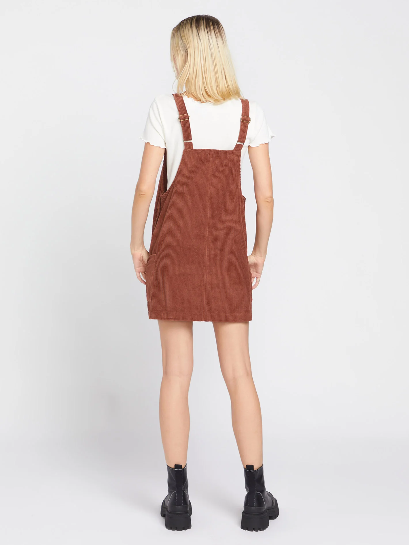 Power Chord Dress - Chestnut Brown - Image 2