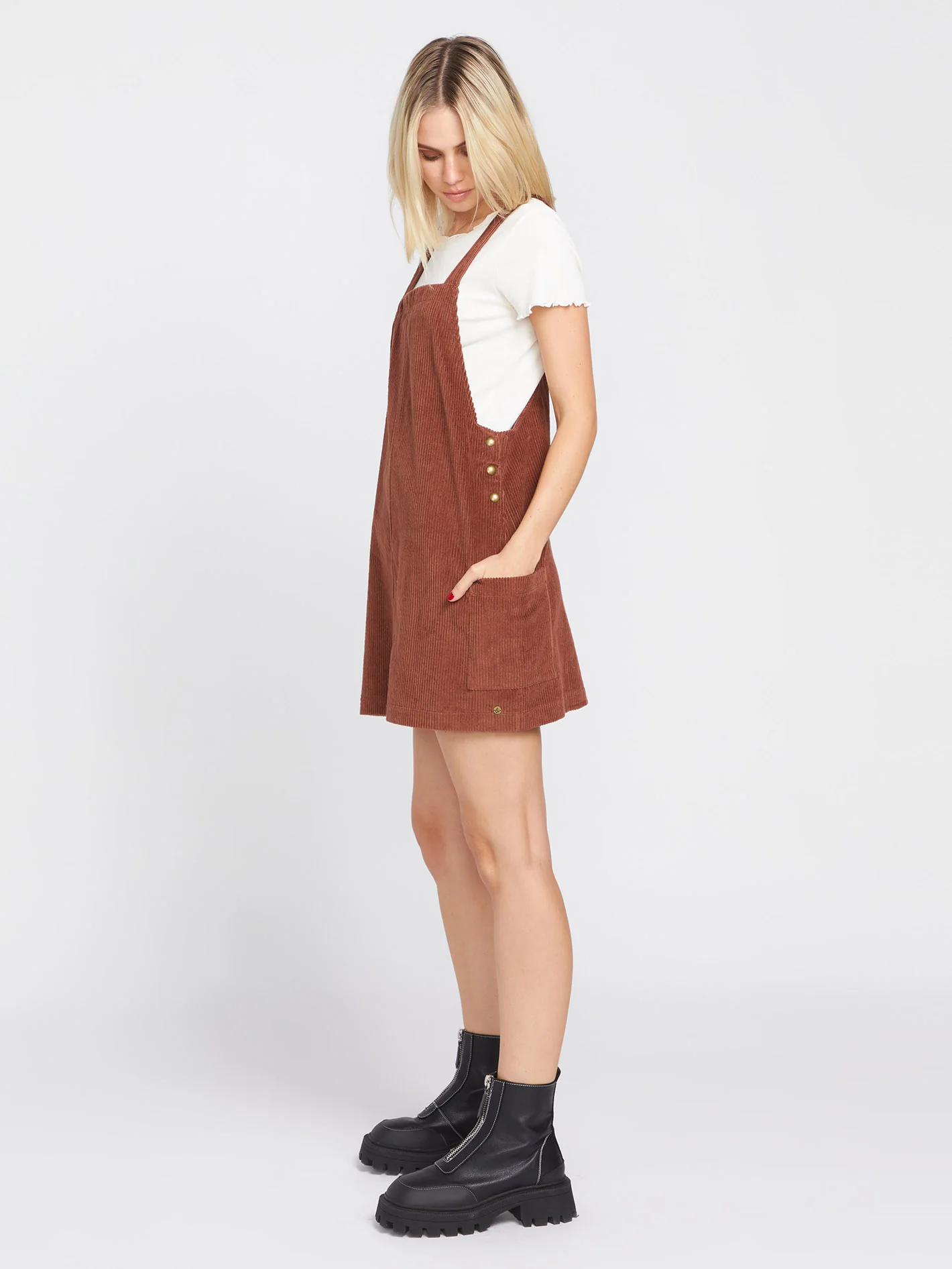 Power Chord Dress - Chestnut Brown - Image 4