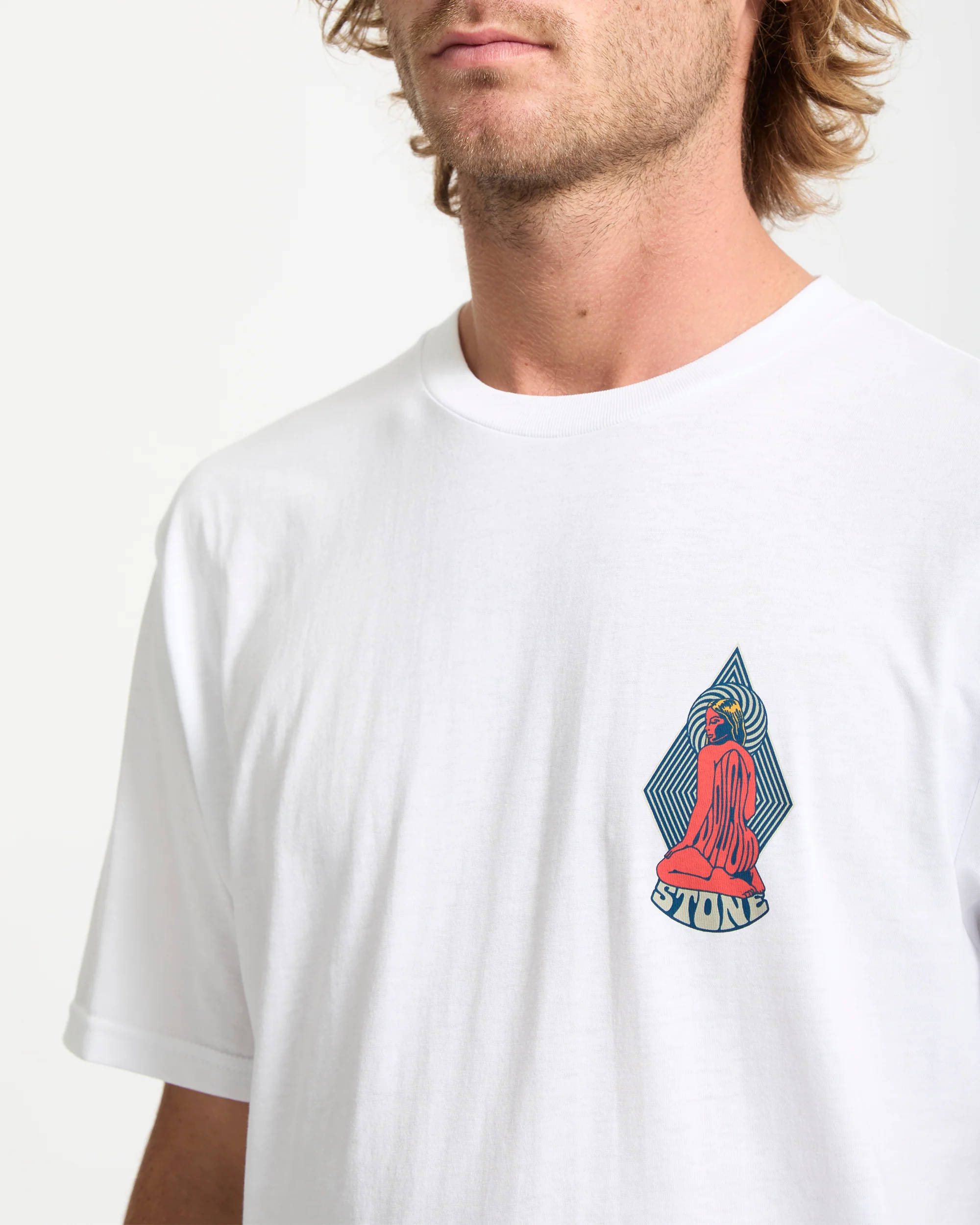 Psychback T-Shirt - White - Image 3