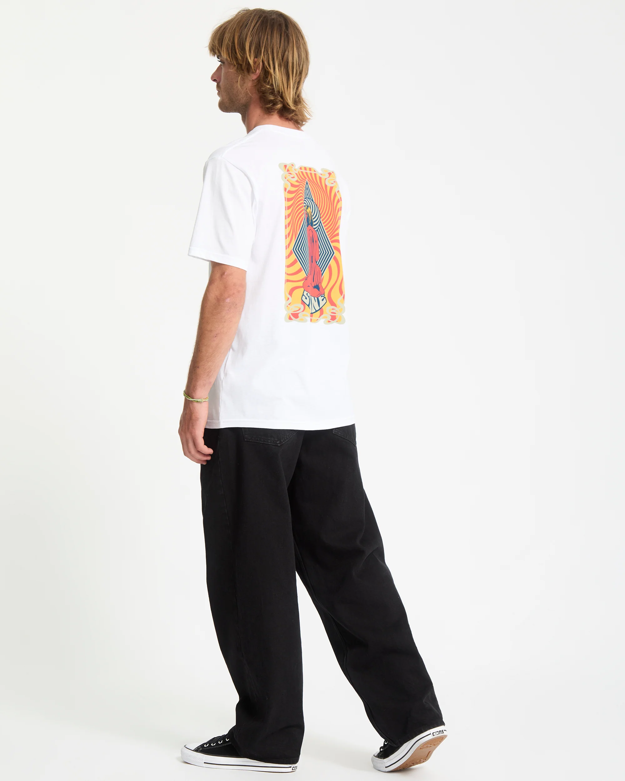 Psychback T-Shirt - White - Image 6