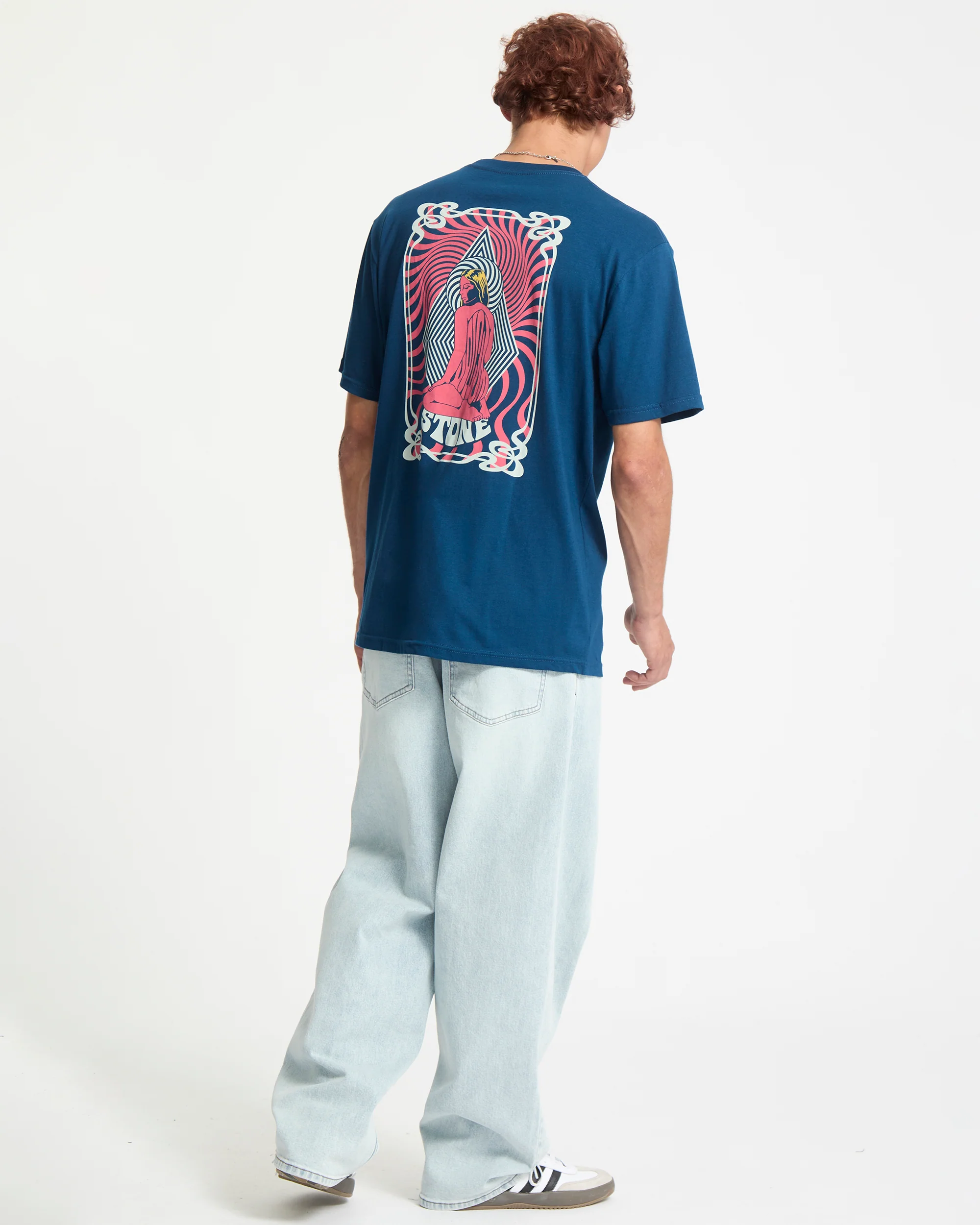 Psychback T-Shirt - Cosmic Blue - Image 4