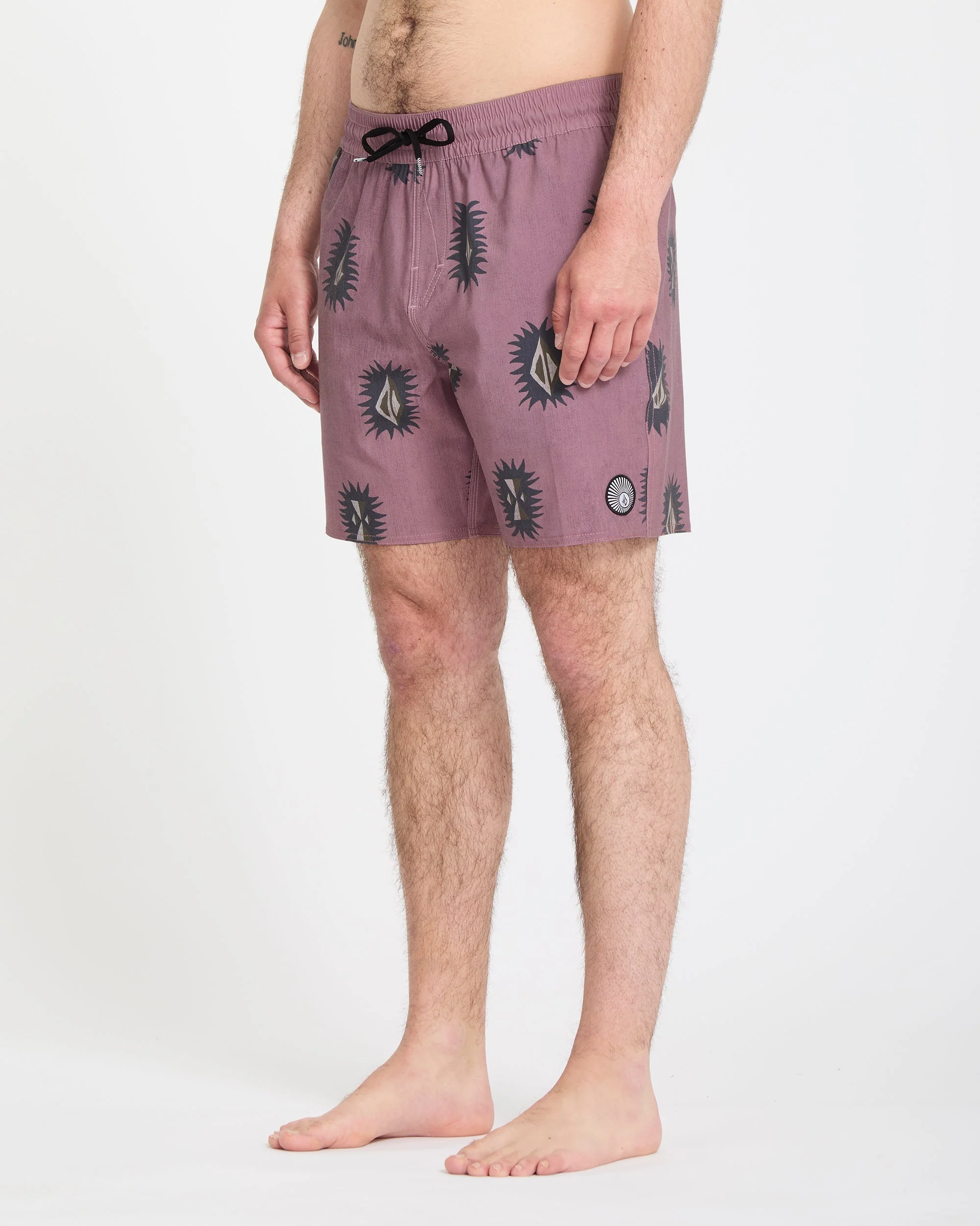 Psyche Cotton Trunk 17" Boardshort - Stone Rose - Image 4
