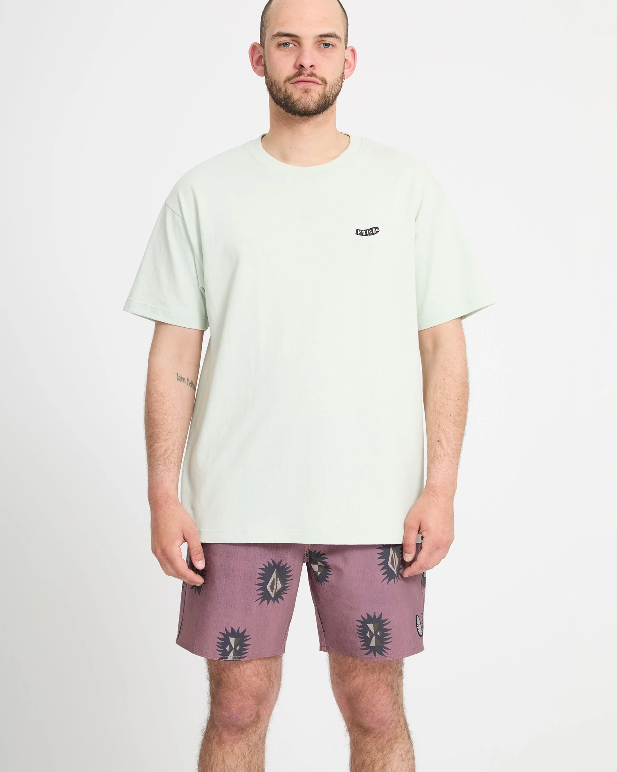 Psyche Cotton Trunk 17" Boardshort - Stone Rose - Image 7