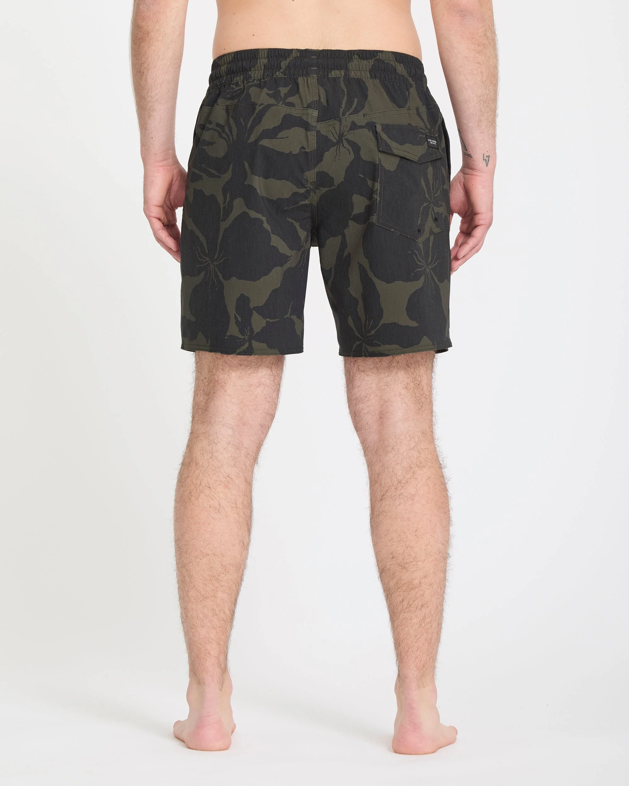 Psyche Cotton Trunk 17" Boardshort - Ivy - Image 2
