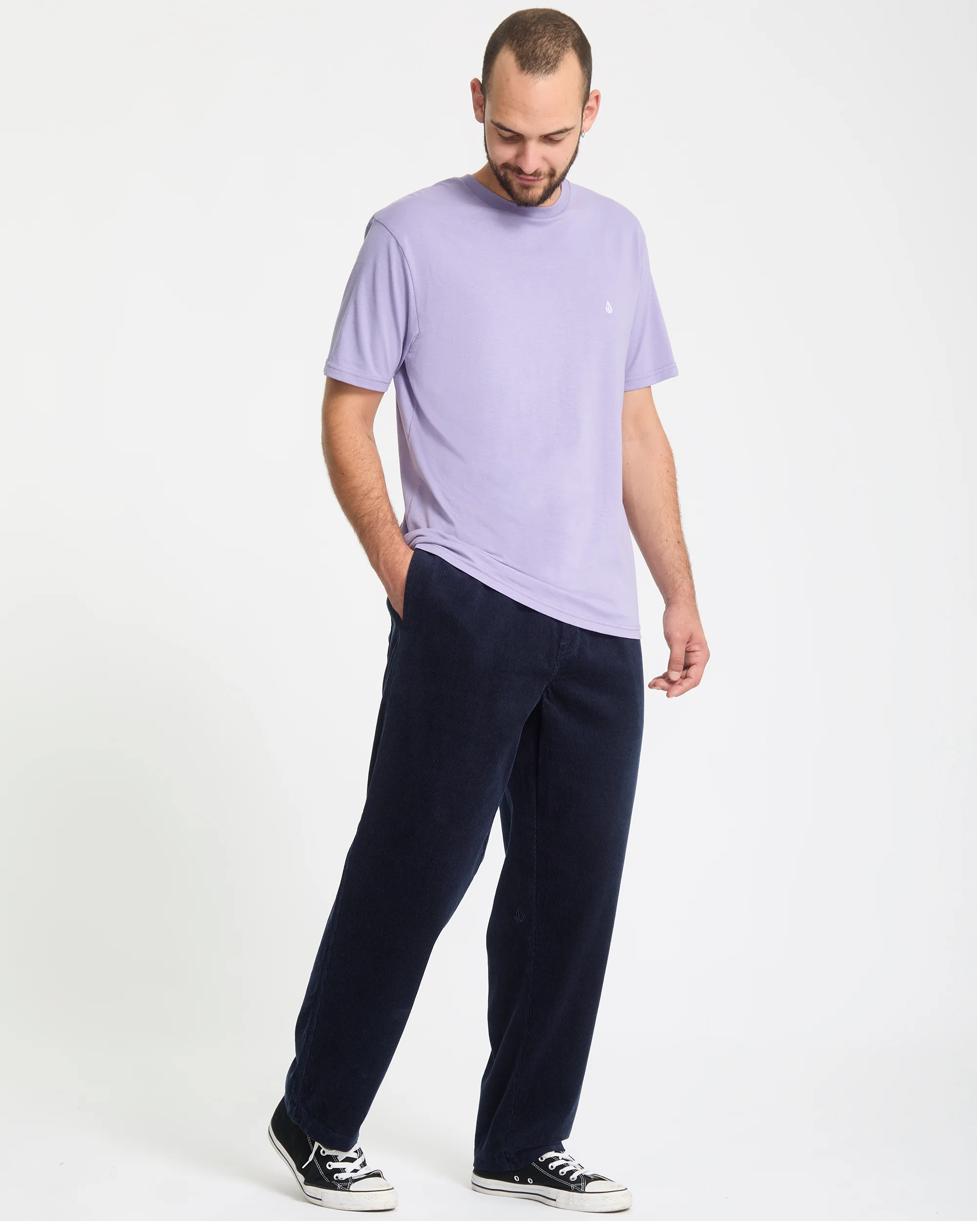 Psychstone Elasticated Waist Trousers - Navy - Image 4
