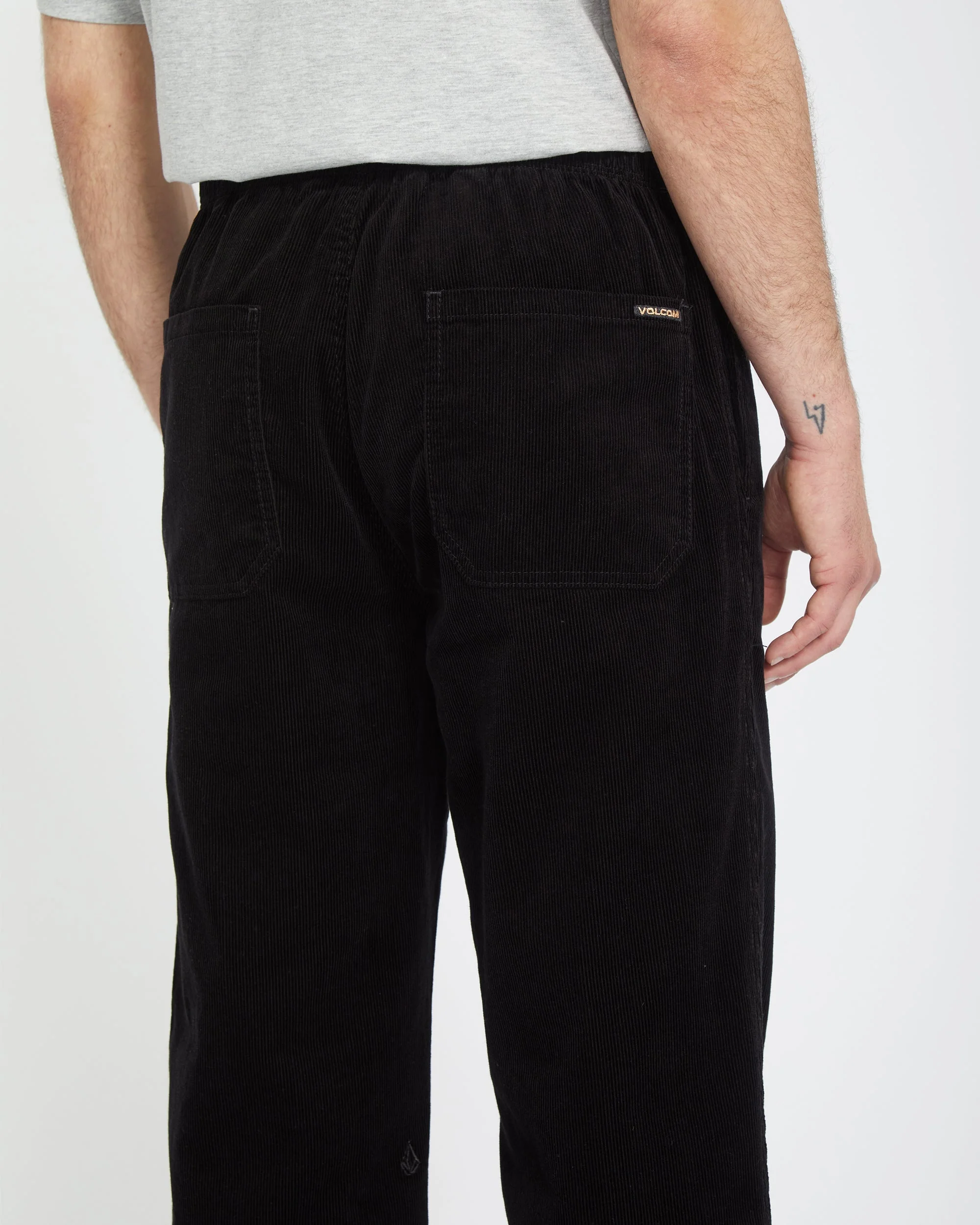 Psychstone Elasticated Waist Trousers - Black - Image 4
