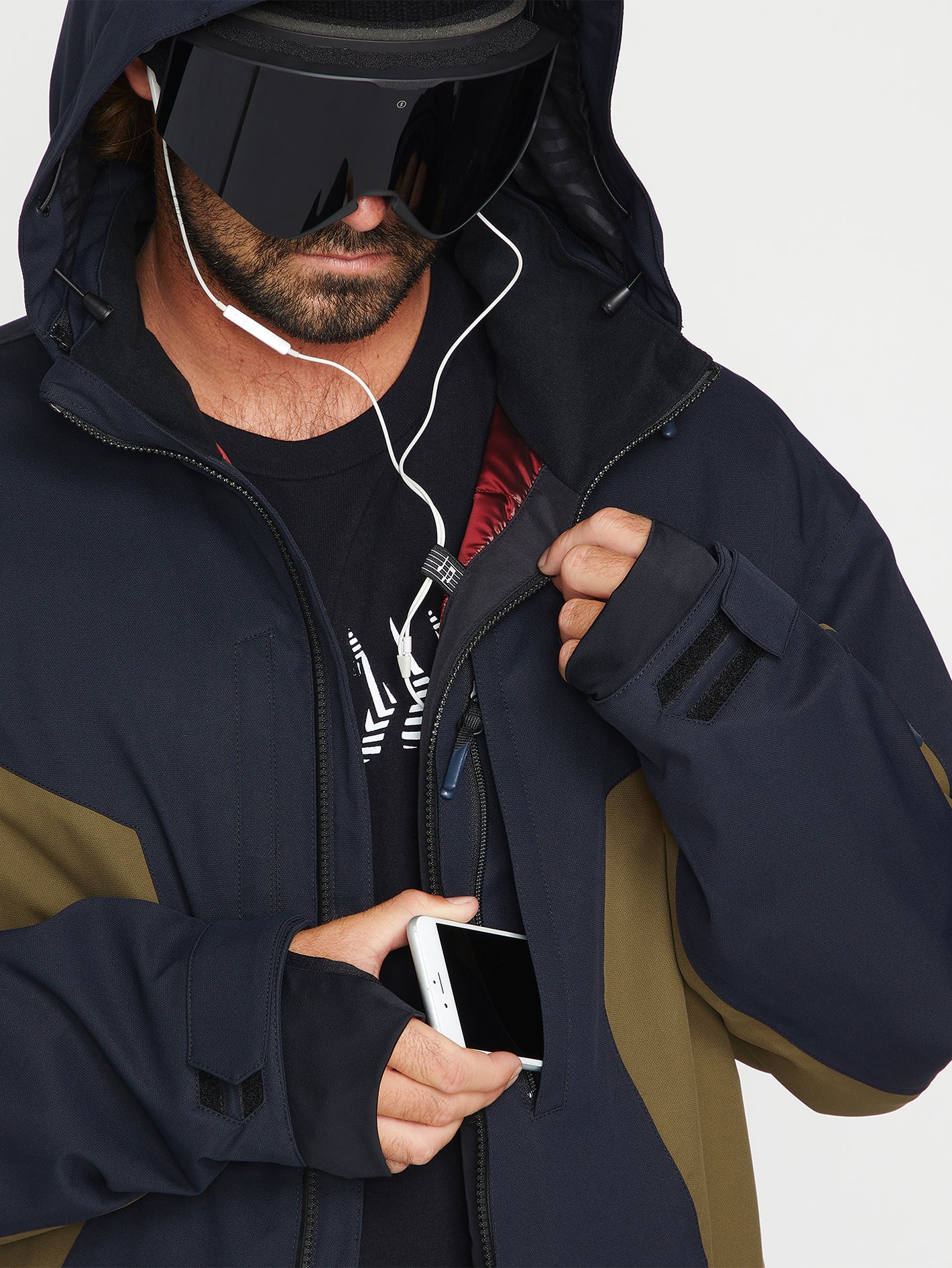 Quad Angle 2L Tds Jacket - Dark Teak - Image 12