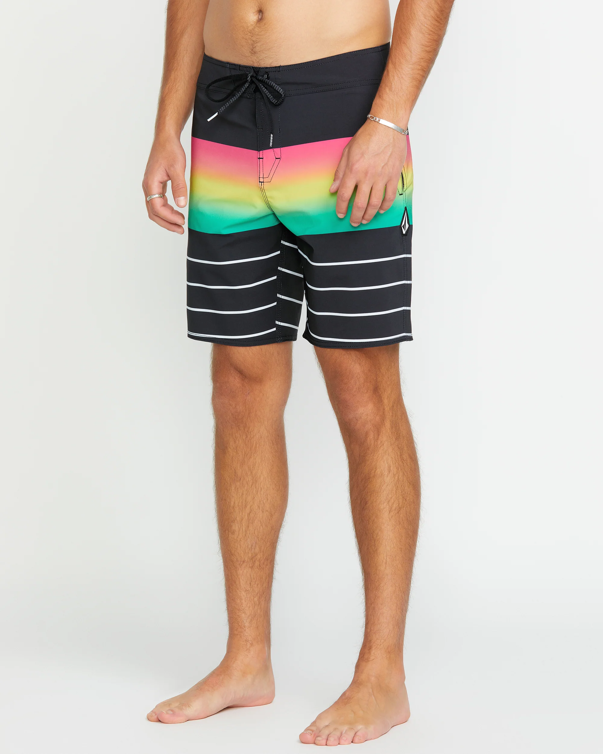 Quarta Fade Mod 19" Boardshort - NEW BLACK - Image 5