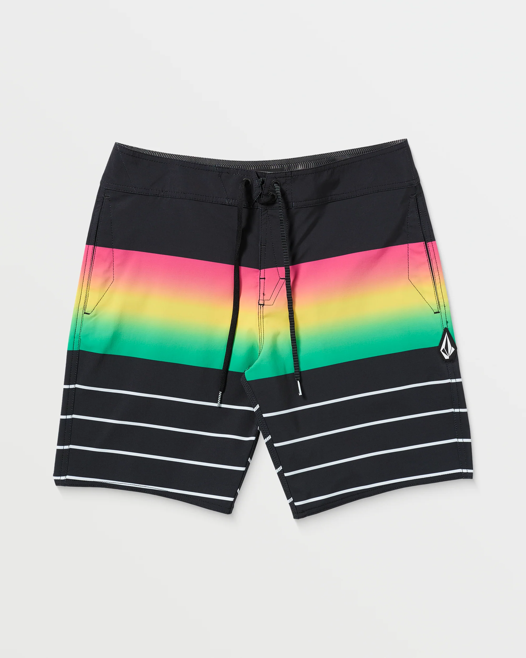 Quarta Fade Mod 19" Boardshort - NEW BLACK - Image 9