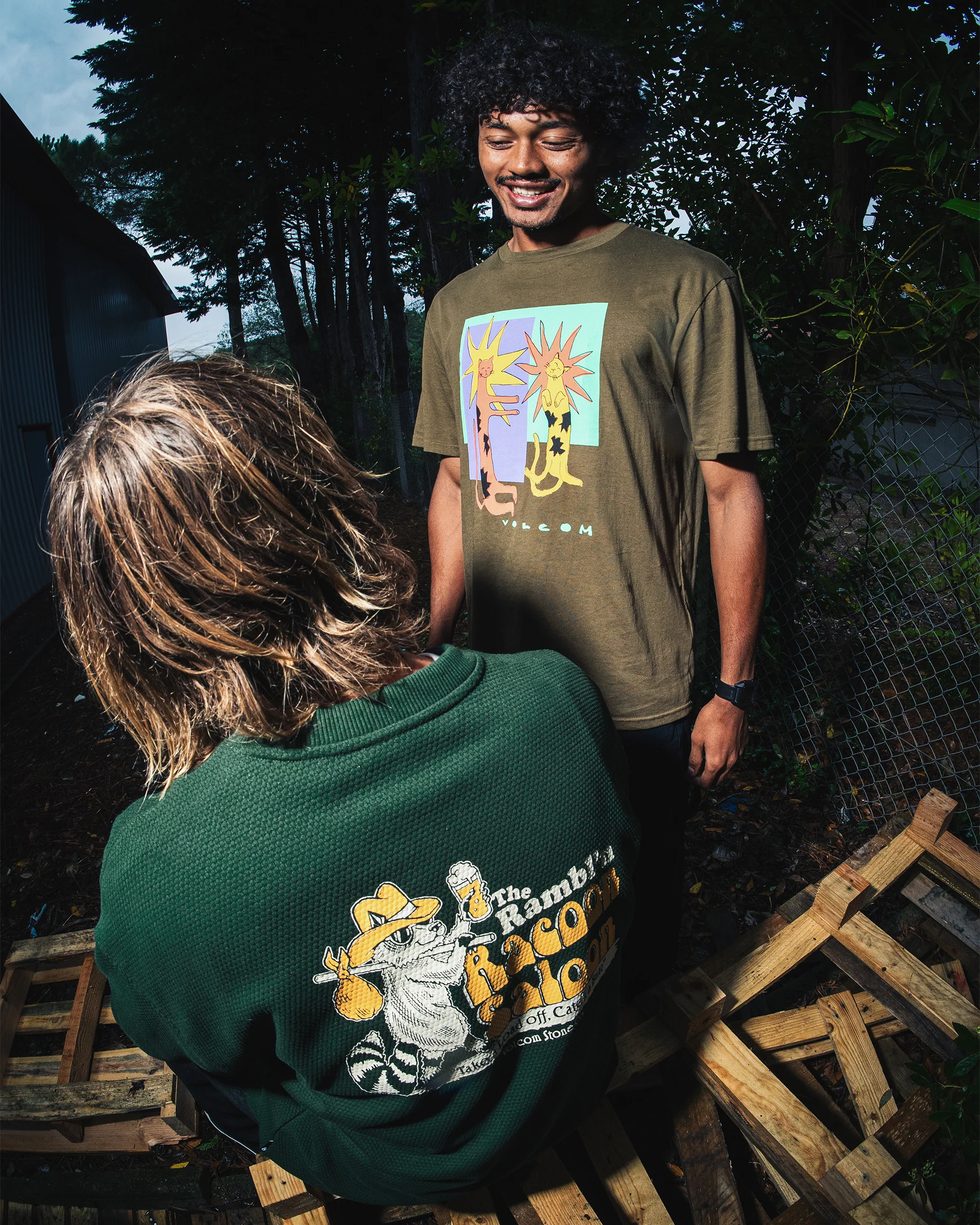 Racoon Sweatshirt - Scarab - Image 4