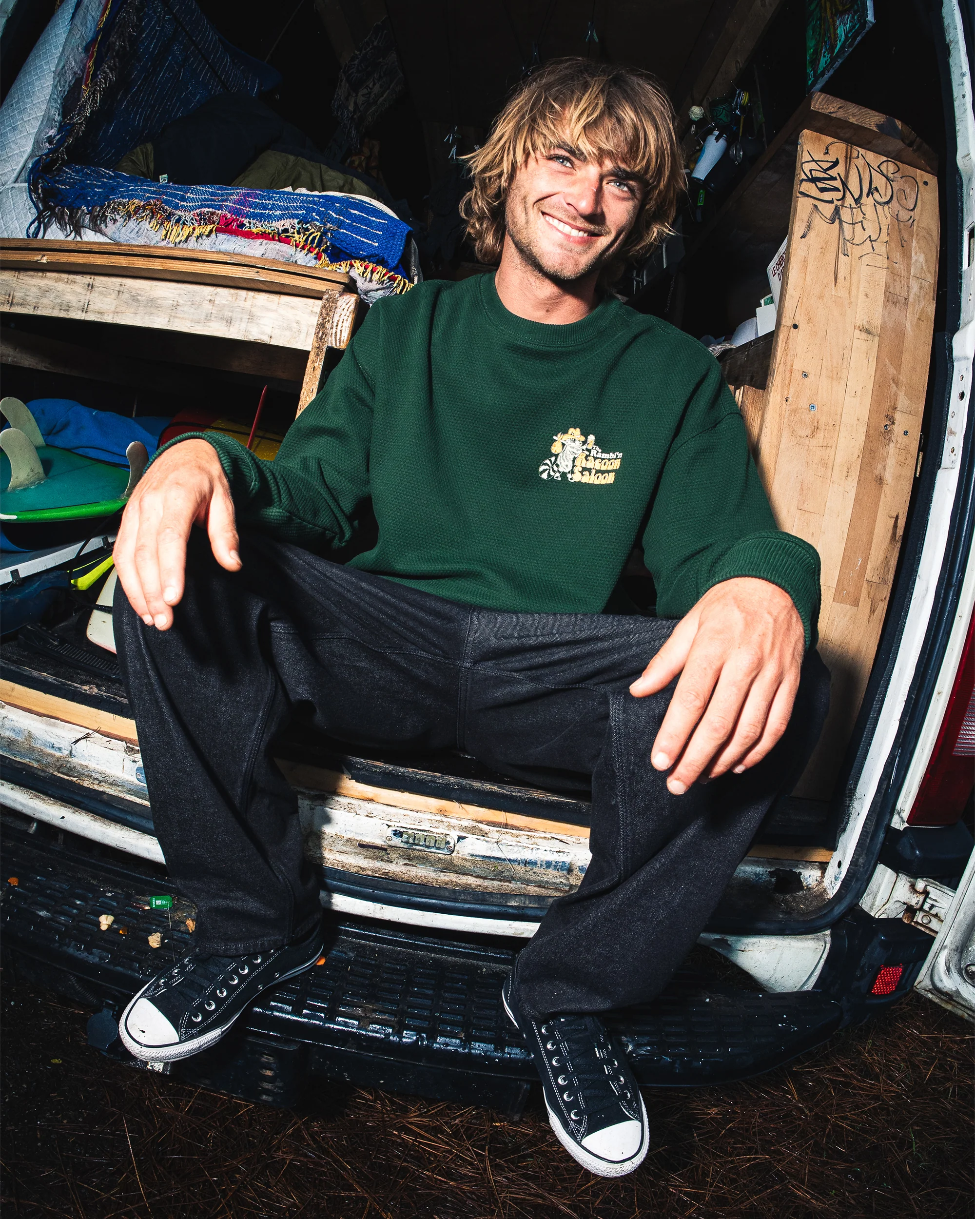 Racoon Sweatshirt - Scarab - Image 5