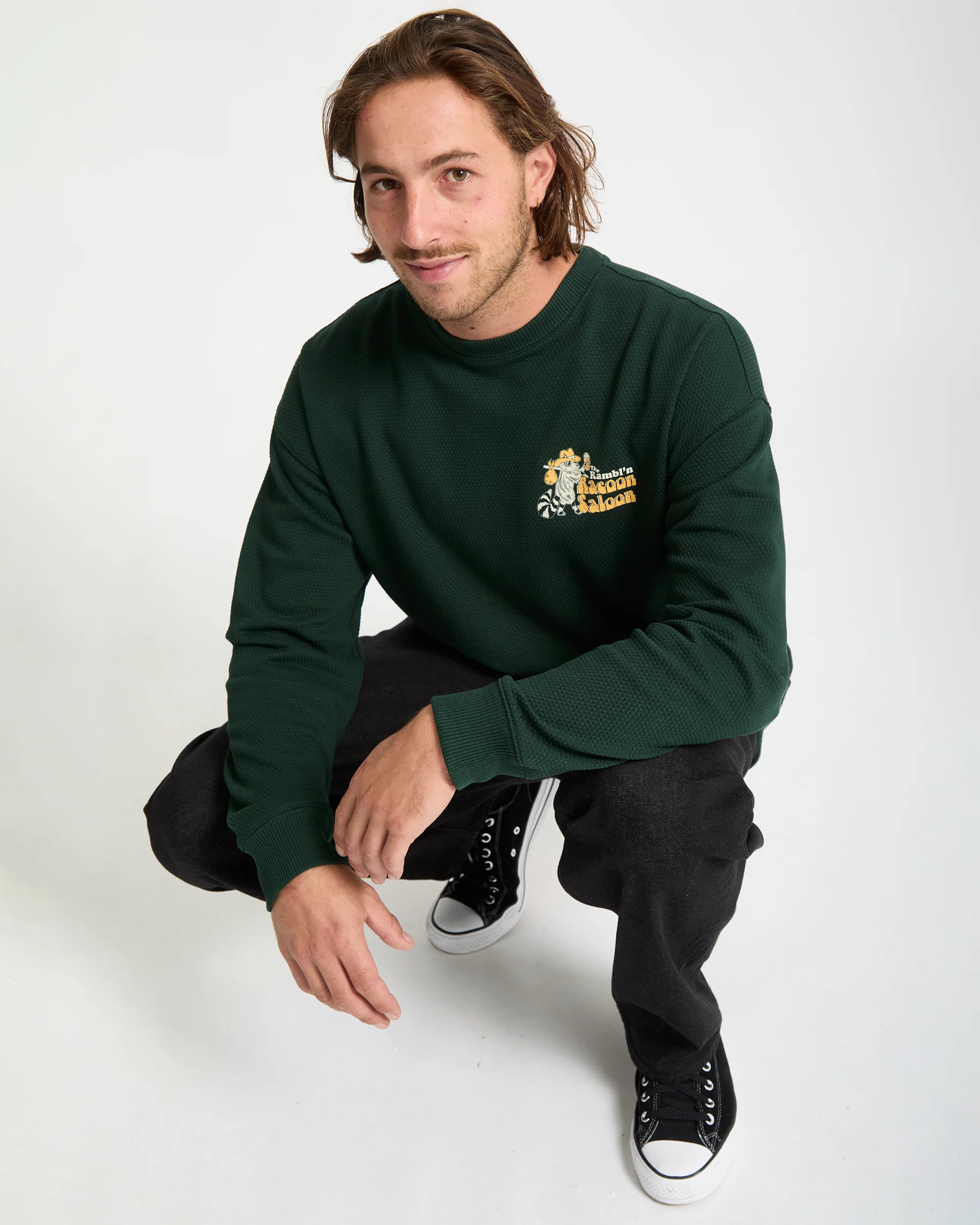 Racoon Sweatshirt - Scarab - Image 7
