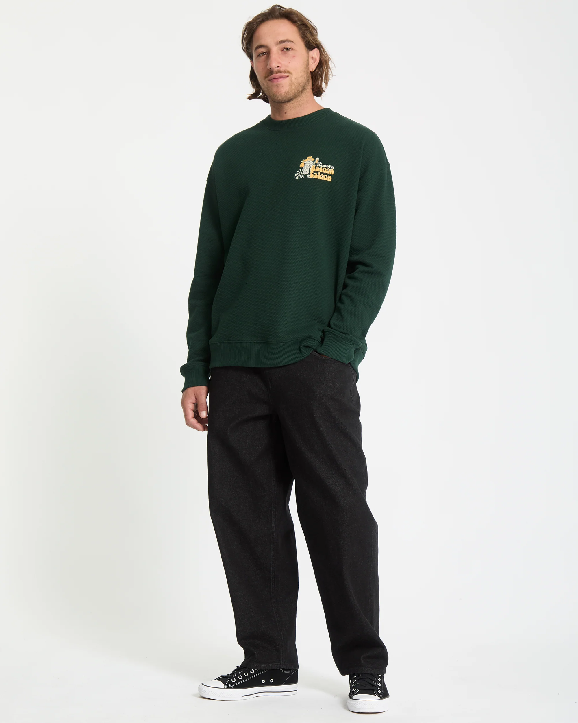 Racoon Sweatshirt - Scarab - Image 8