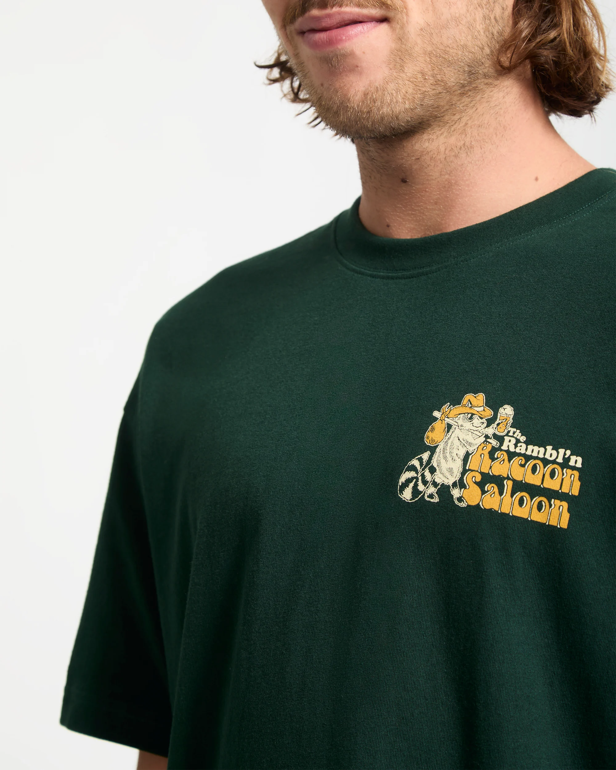 Racoon T-Shirt - Scarab - Image 3