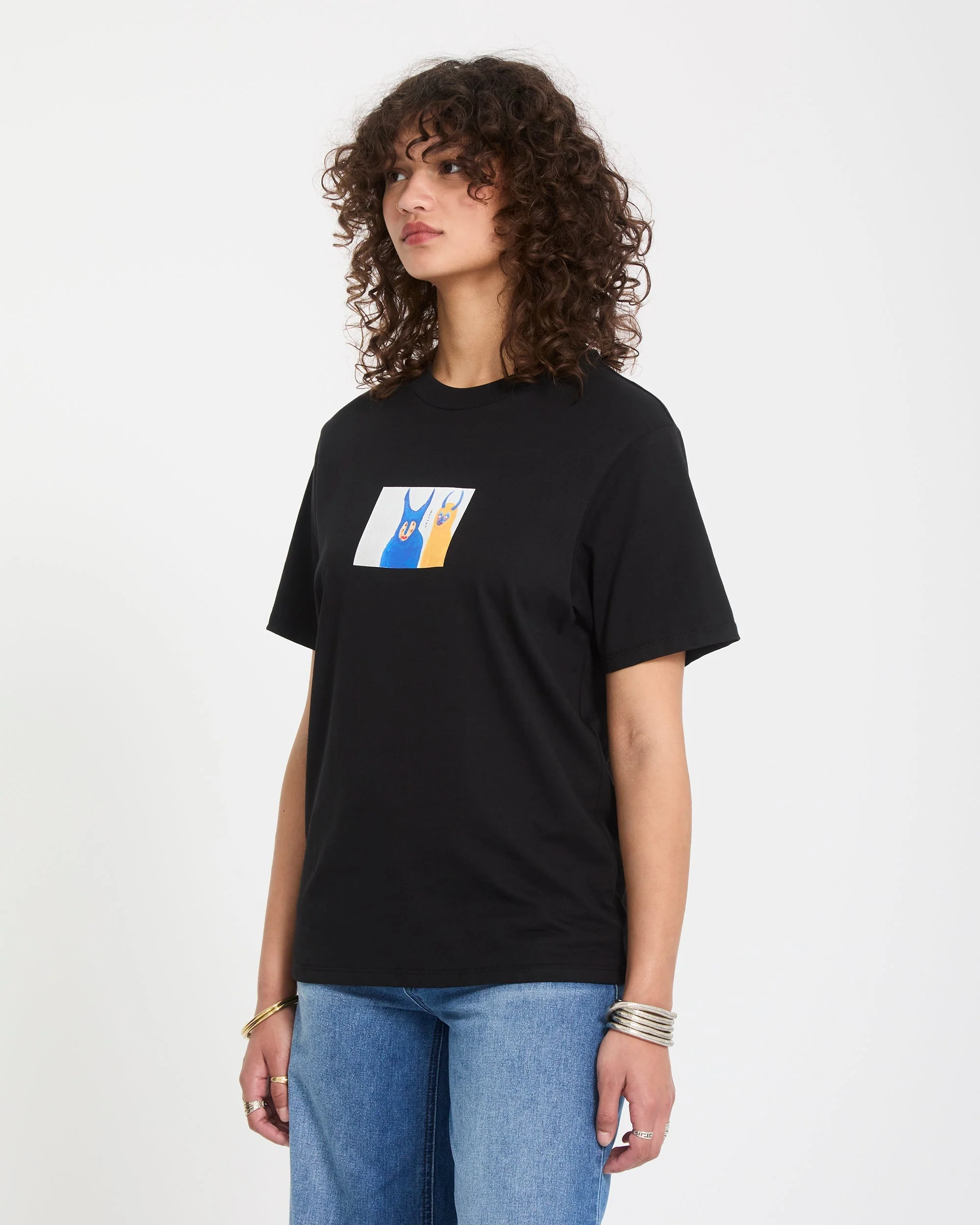 Radical Daze Up T-Shirt - Black - Image 3