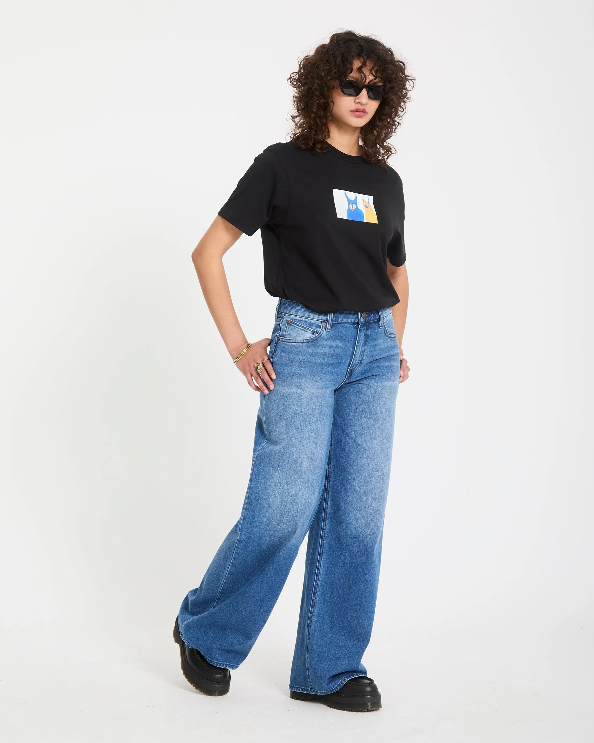 Radical Daze Up T-Shirt - Black - Image 6