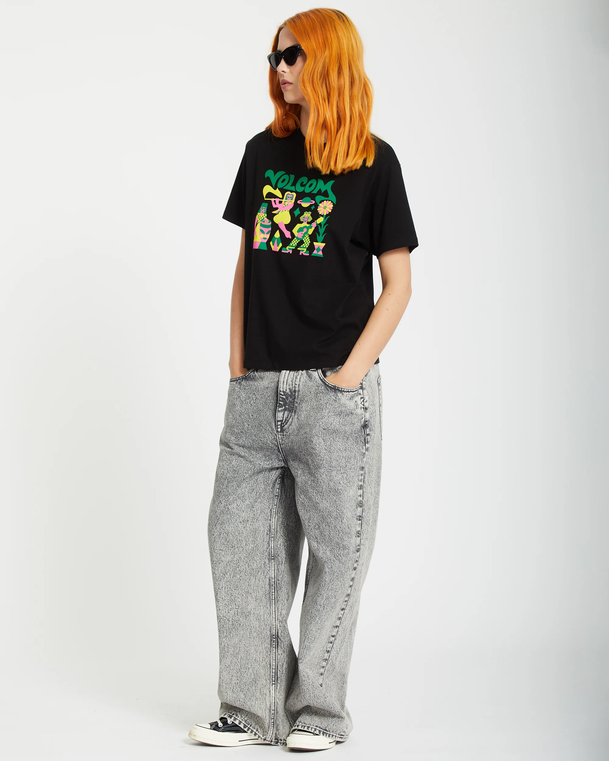 Radical Daze Up T-shirt - BLACK - Image 5