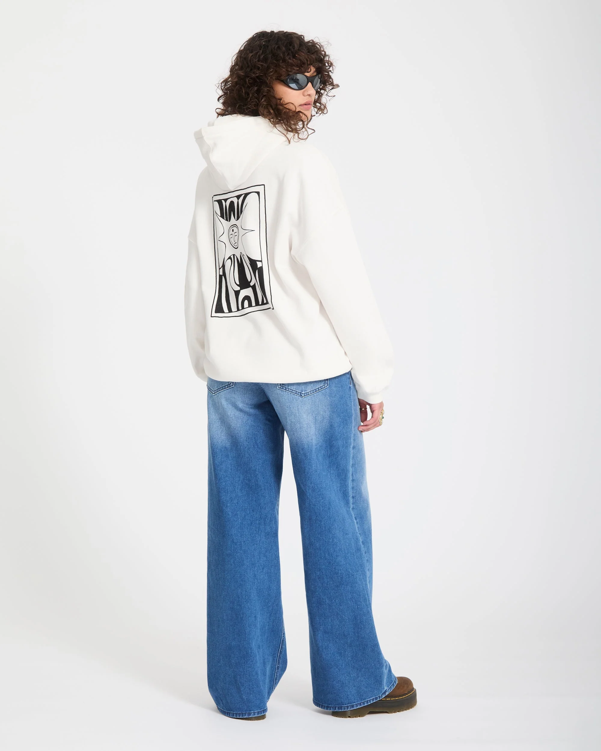 Radical Daze Up Hoodie - Off White - Image 7