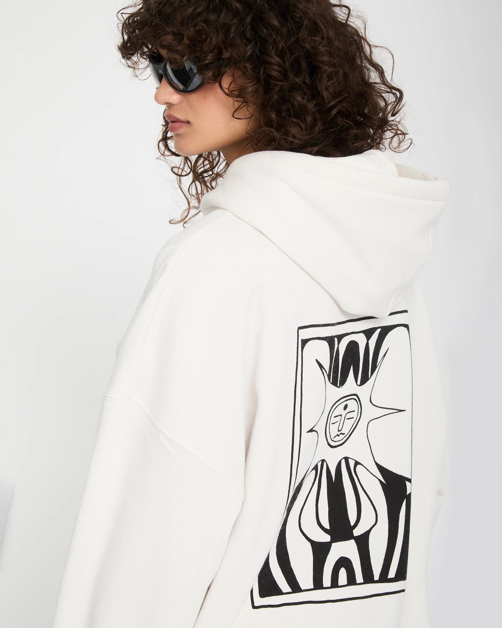 Radical Daze Up Hoodie - Off White - Image 9