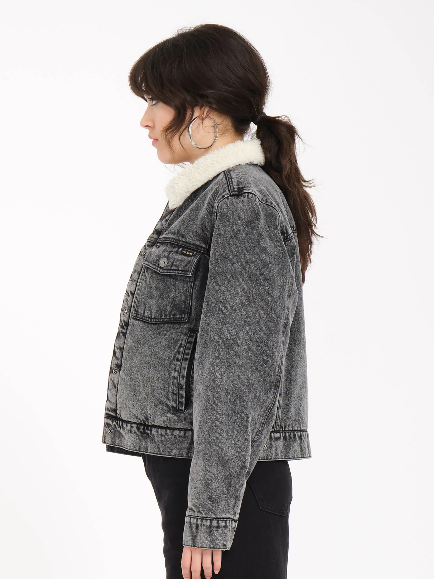 Radstone Denim Jacket - BLACK - Image 4