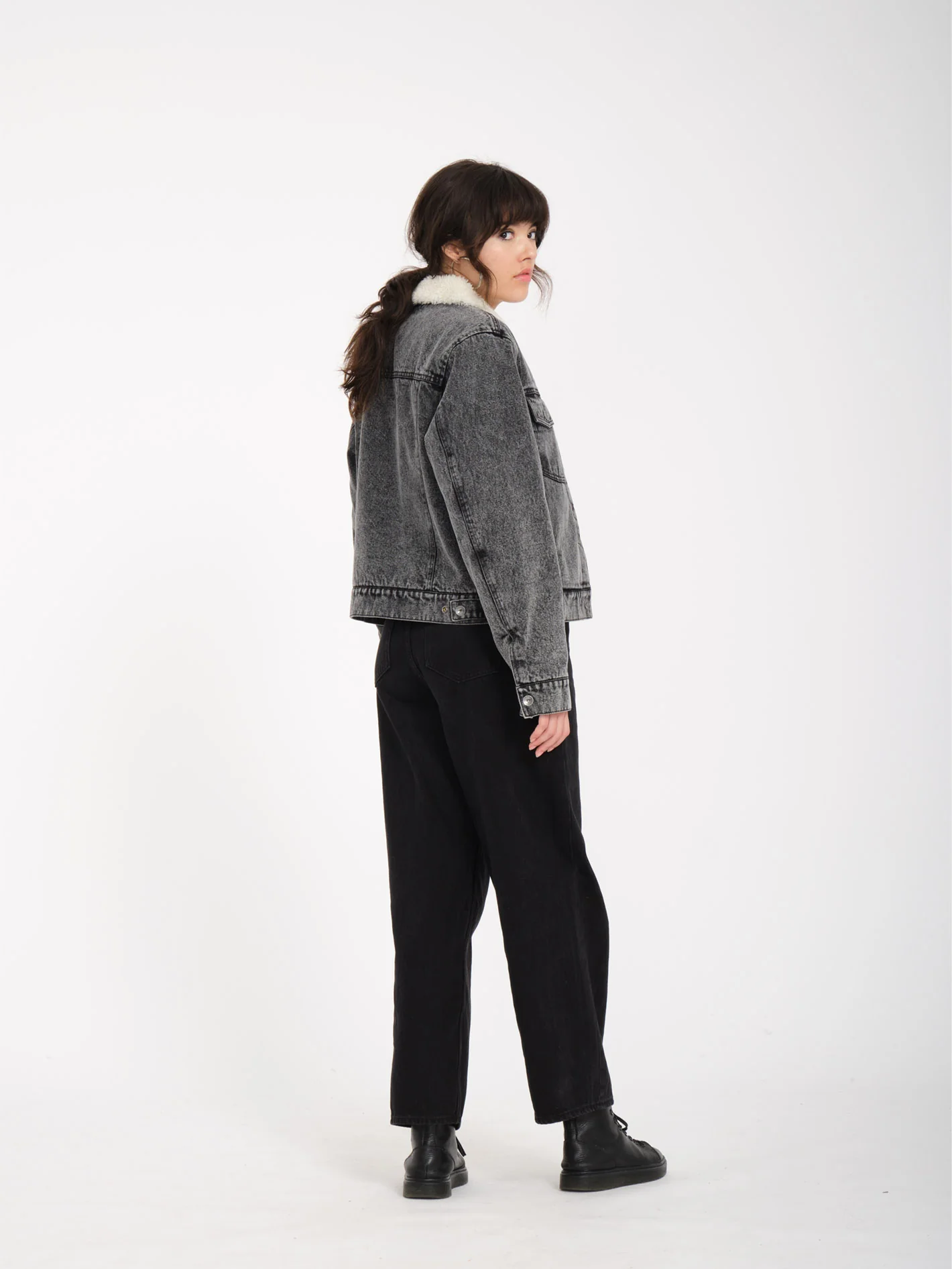 Radstone Denim Jacket - BLACK - Image 5