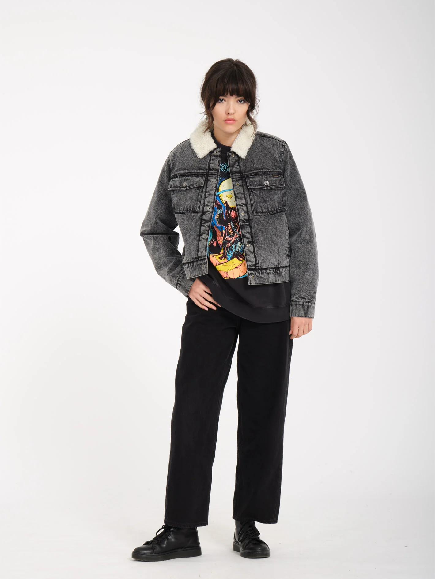Radstone Denim Jacket - BLACK - Image 6