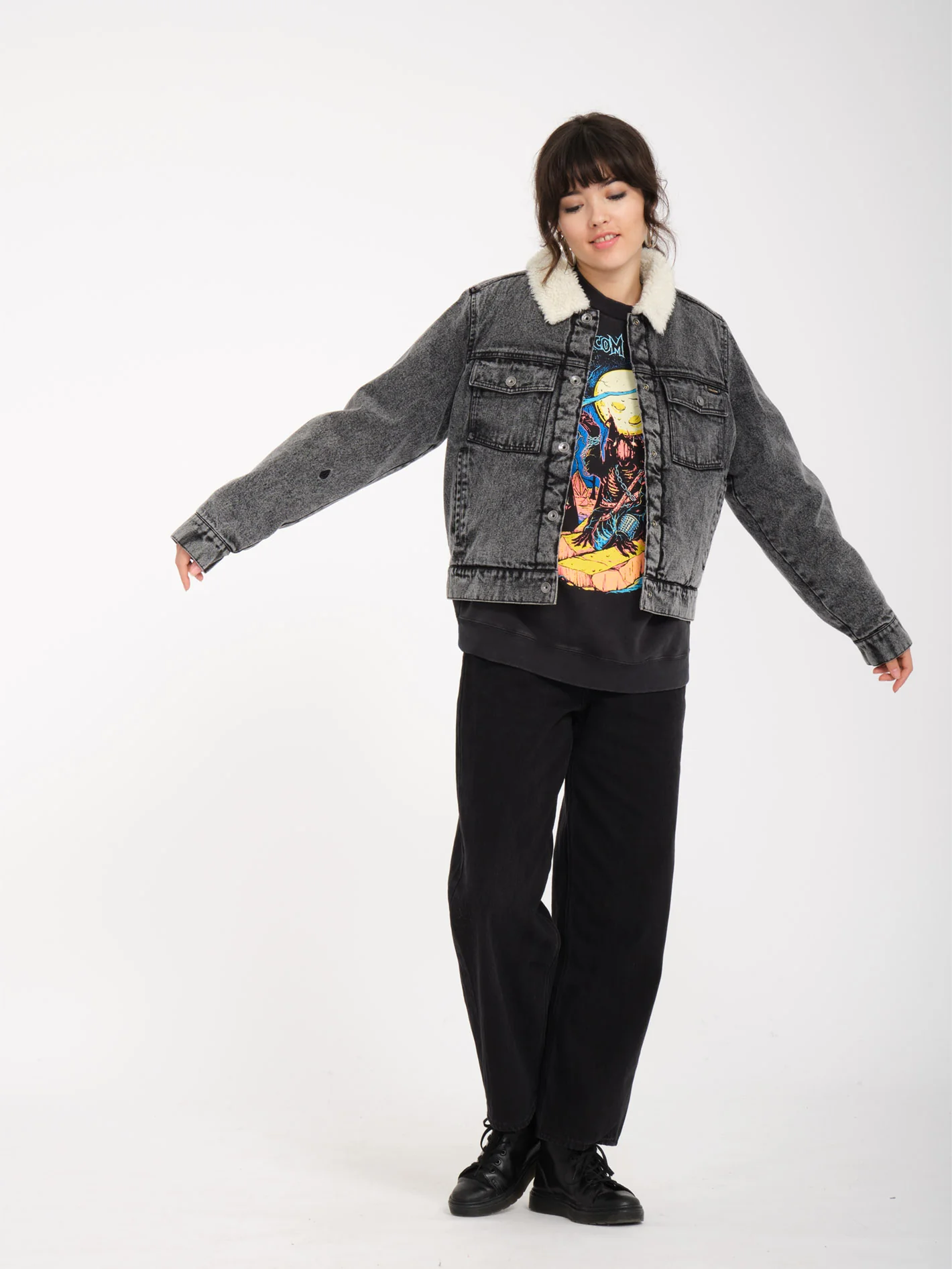 Radstone Denim Jacket - BLACK - Image 7