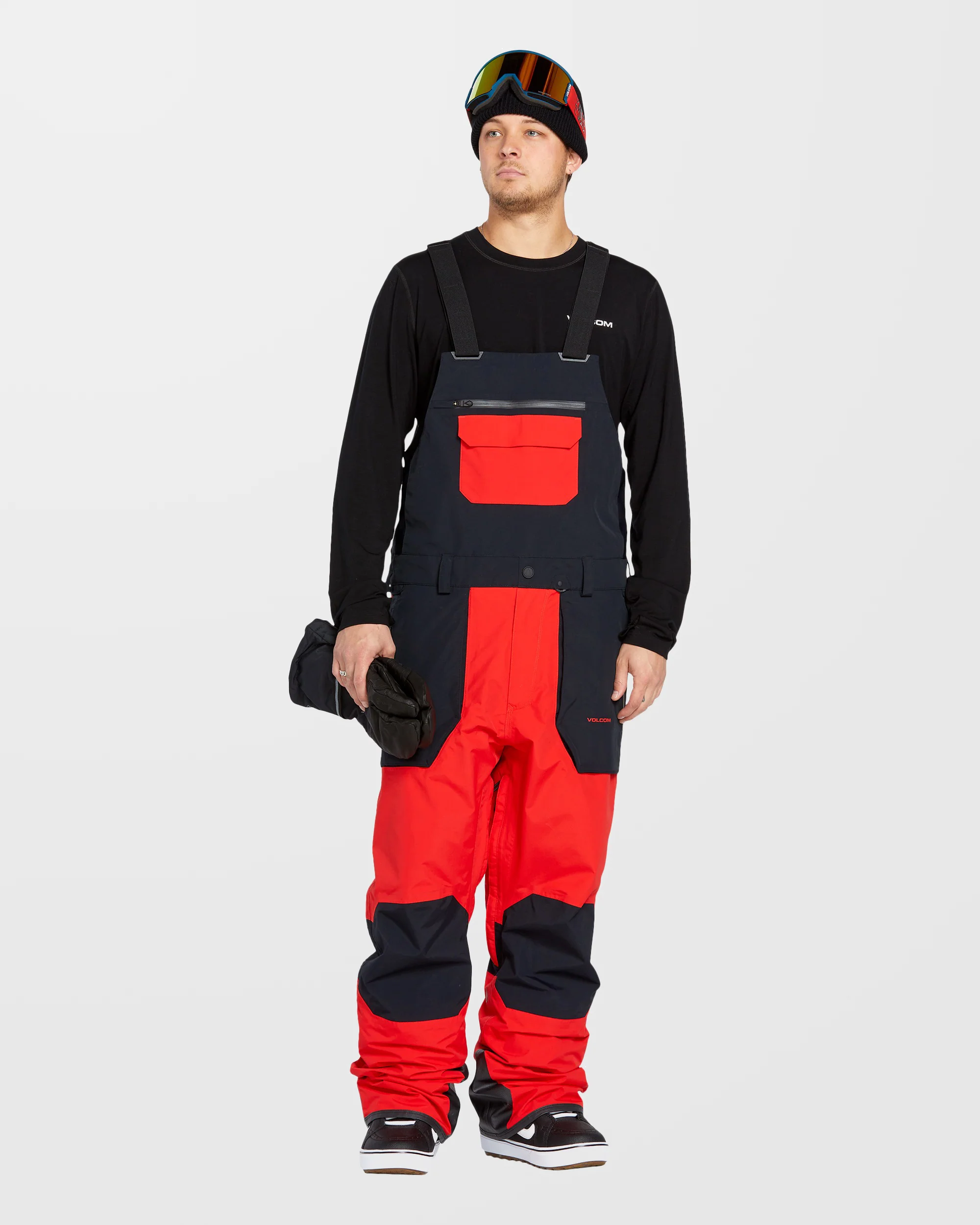 Rain Gore-Tex Bib Overall - Crimson - Image 3